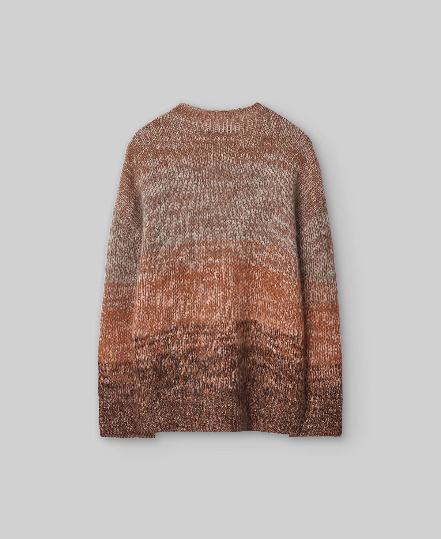 Gradient knit sweater woman image number 1