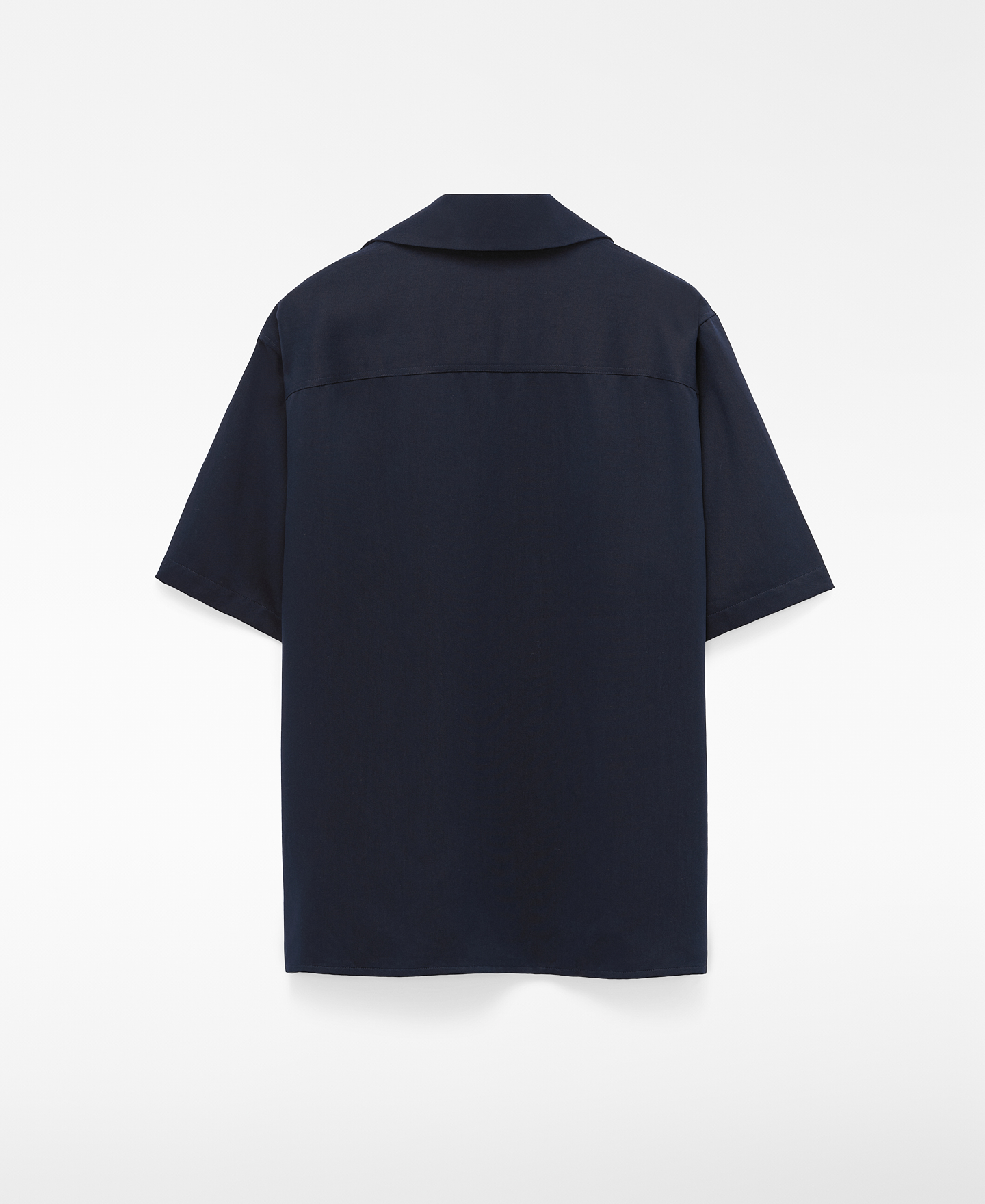 Camisa oversize cuello bowling lyocell image number 5