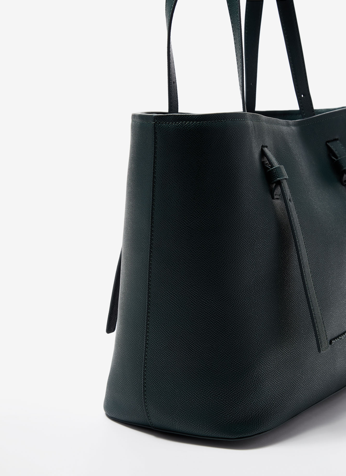 Shopper horizontal en efecto saffiano image number 1