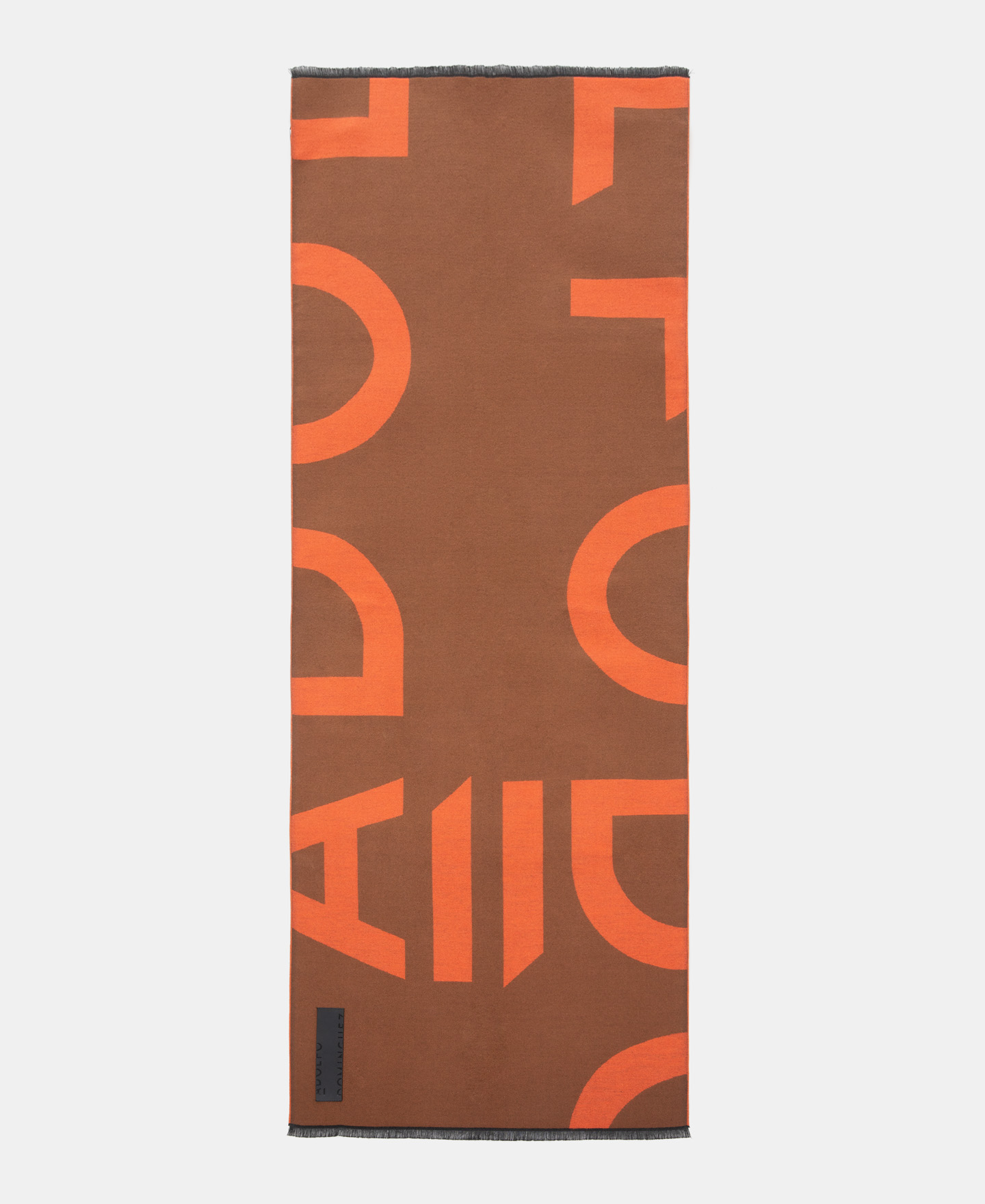 Two-tone maxi logo scarf image number 0