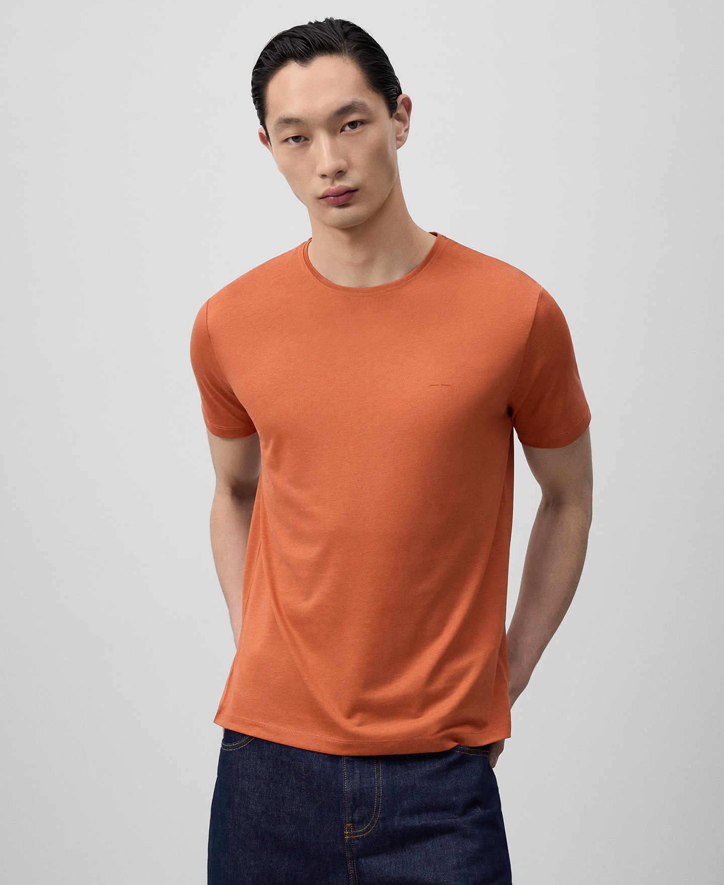 Regular fit short sleeve T-shirt man image number 0