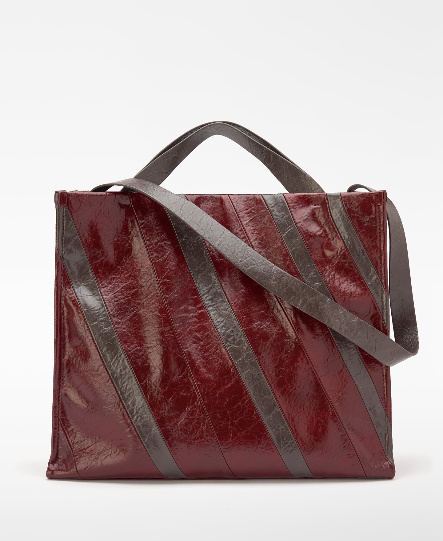 Maxi bolso shopper Ori&oacute;n patchwork piel image number 1