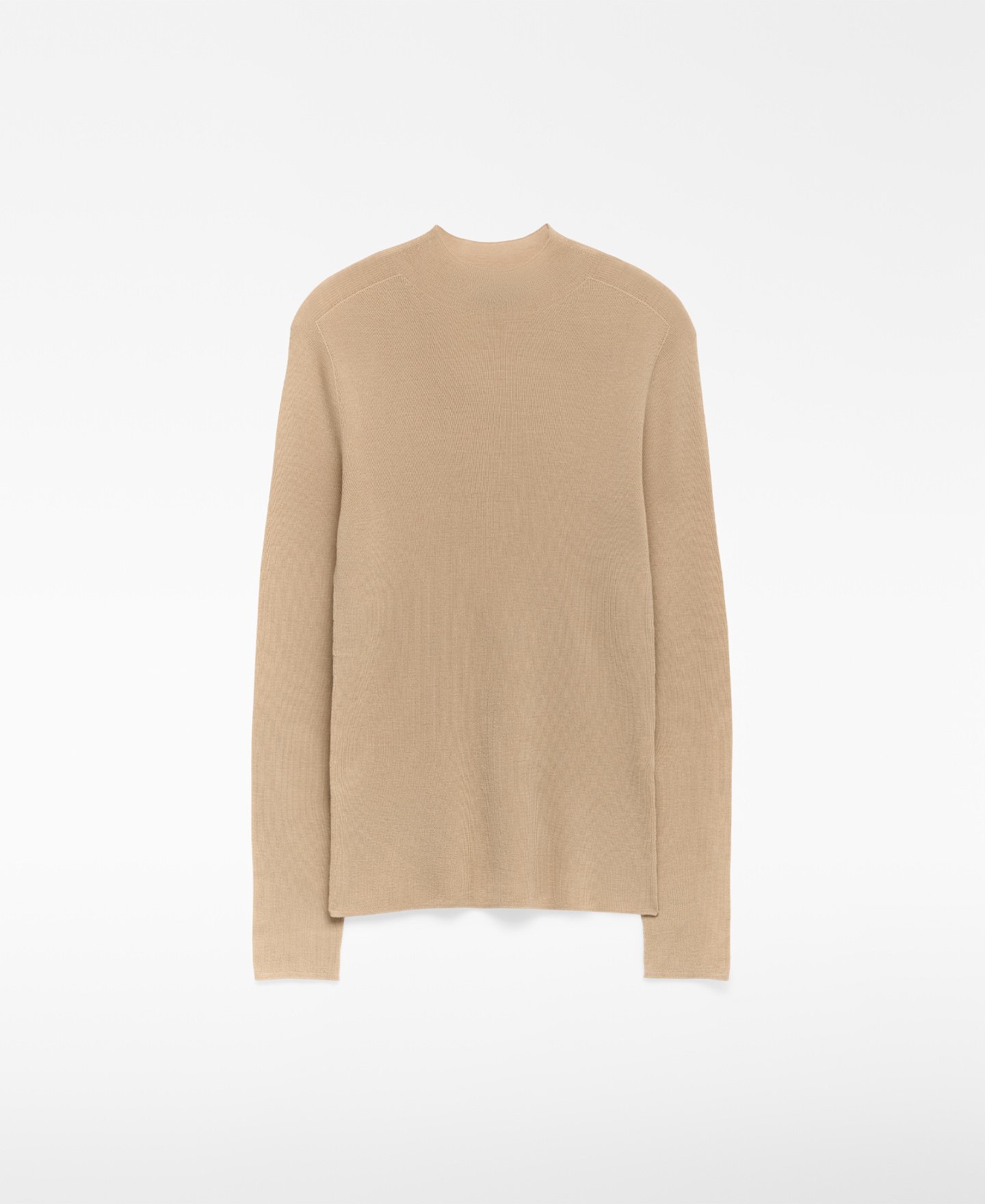 Merino wool perkins collar sweater woman image number 0