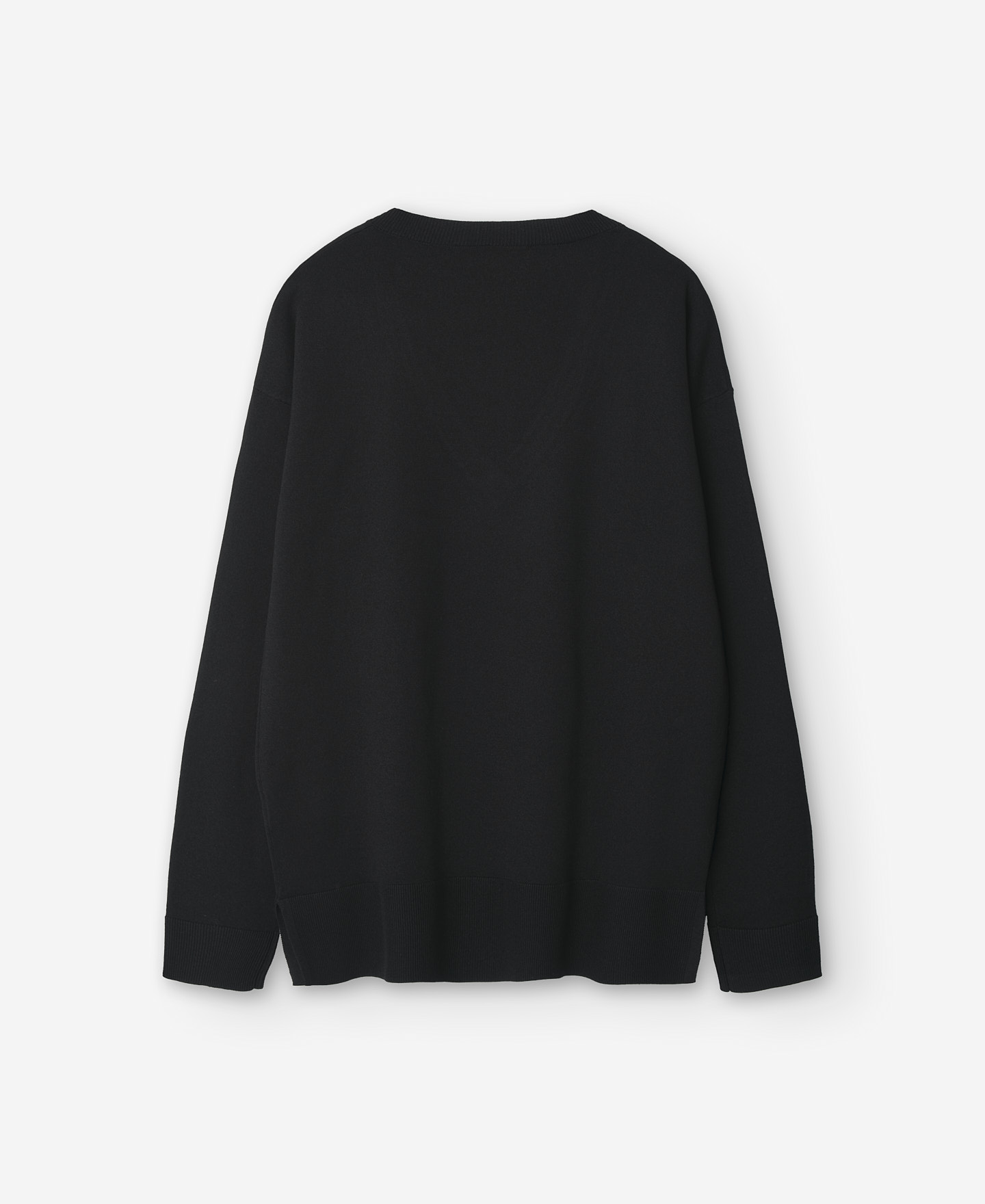 V-neckline viscose sweater woman image number 5