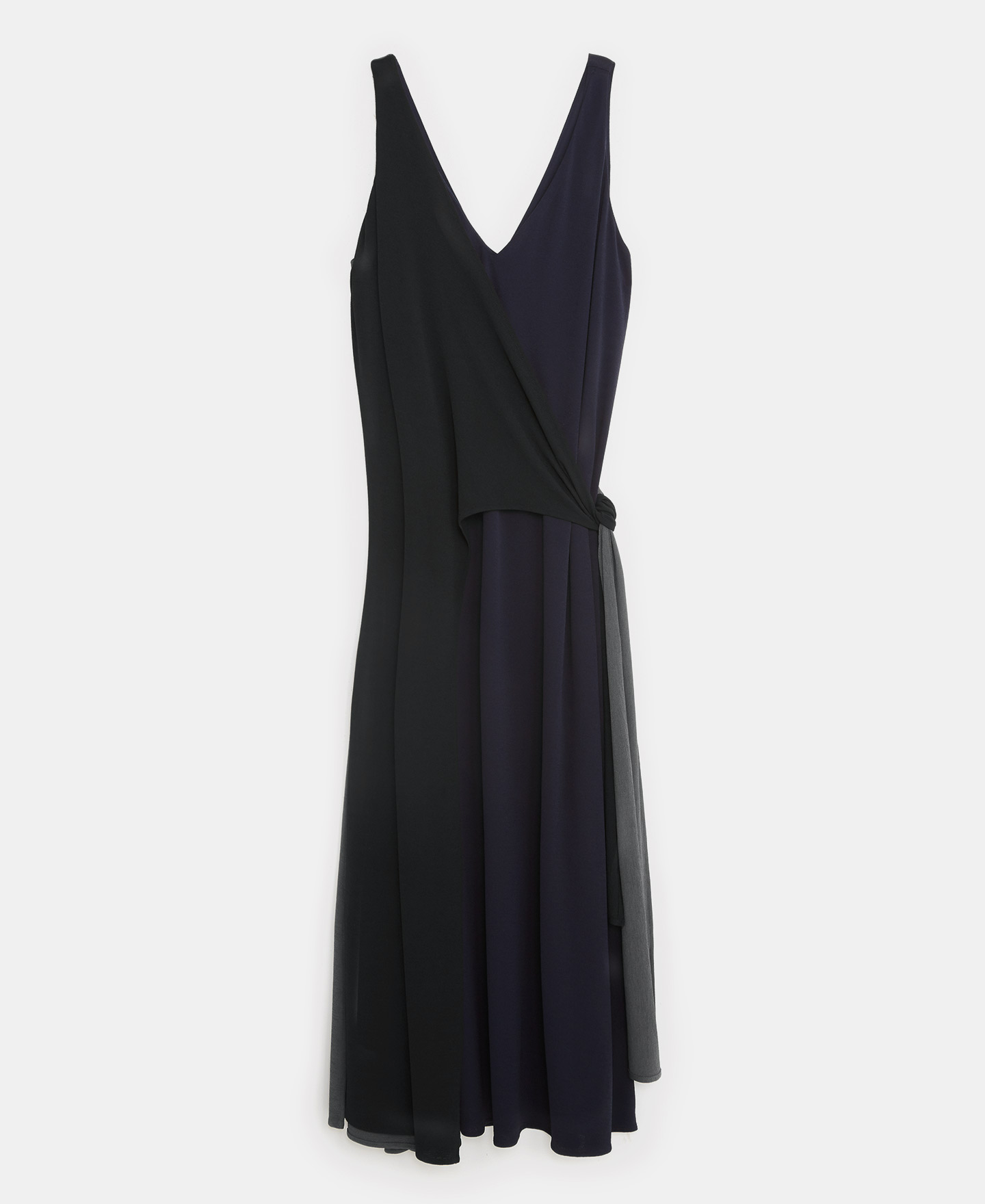 Circular pattern dress with buckle image number 4