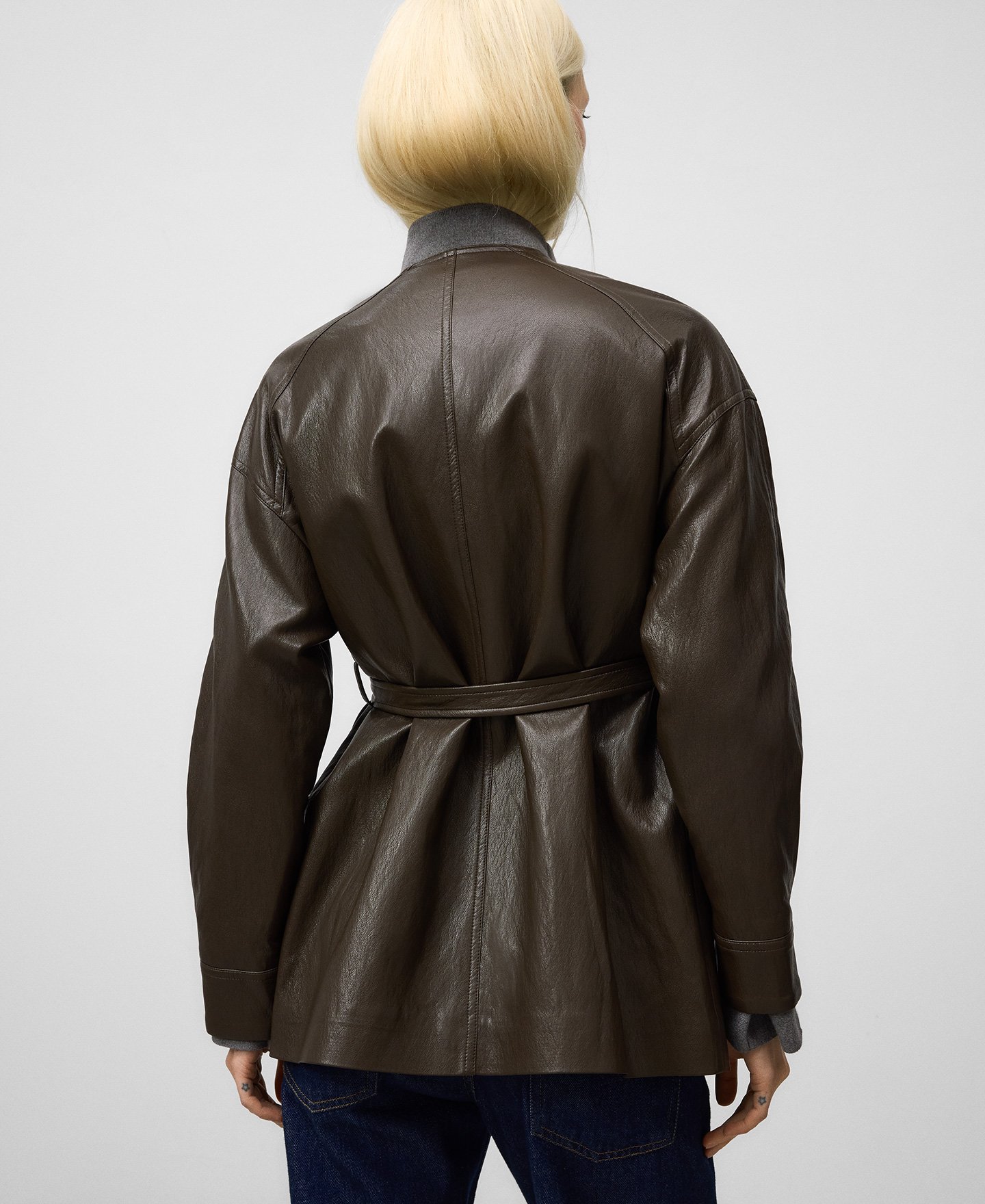 Chaqueta recta Piel No Piel mujer image number 2