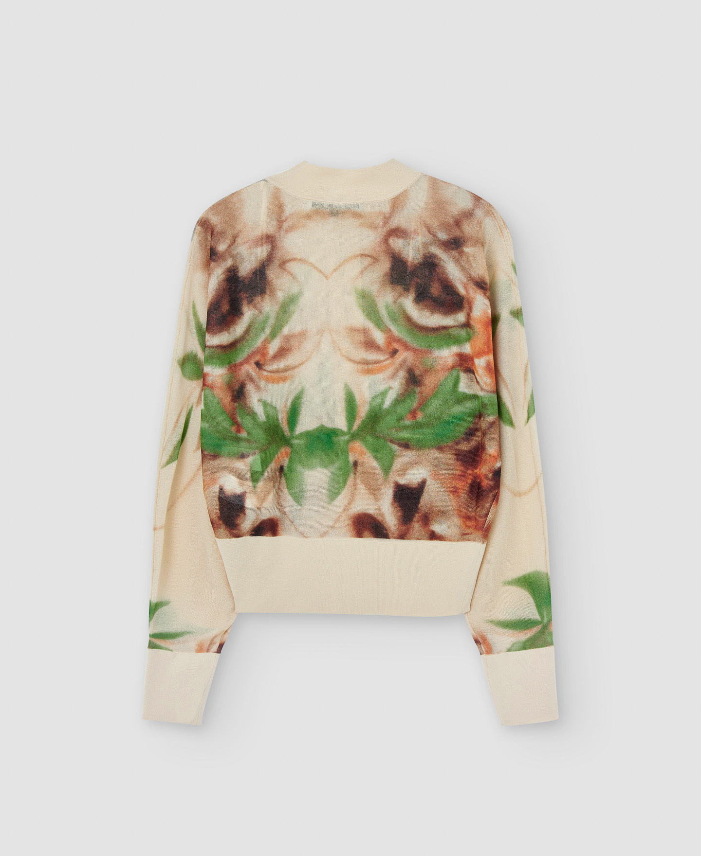 Bomber estampado floral en viscosa image number 5