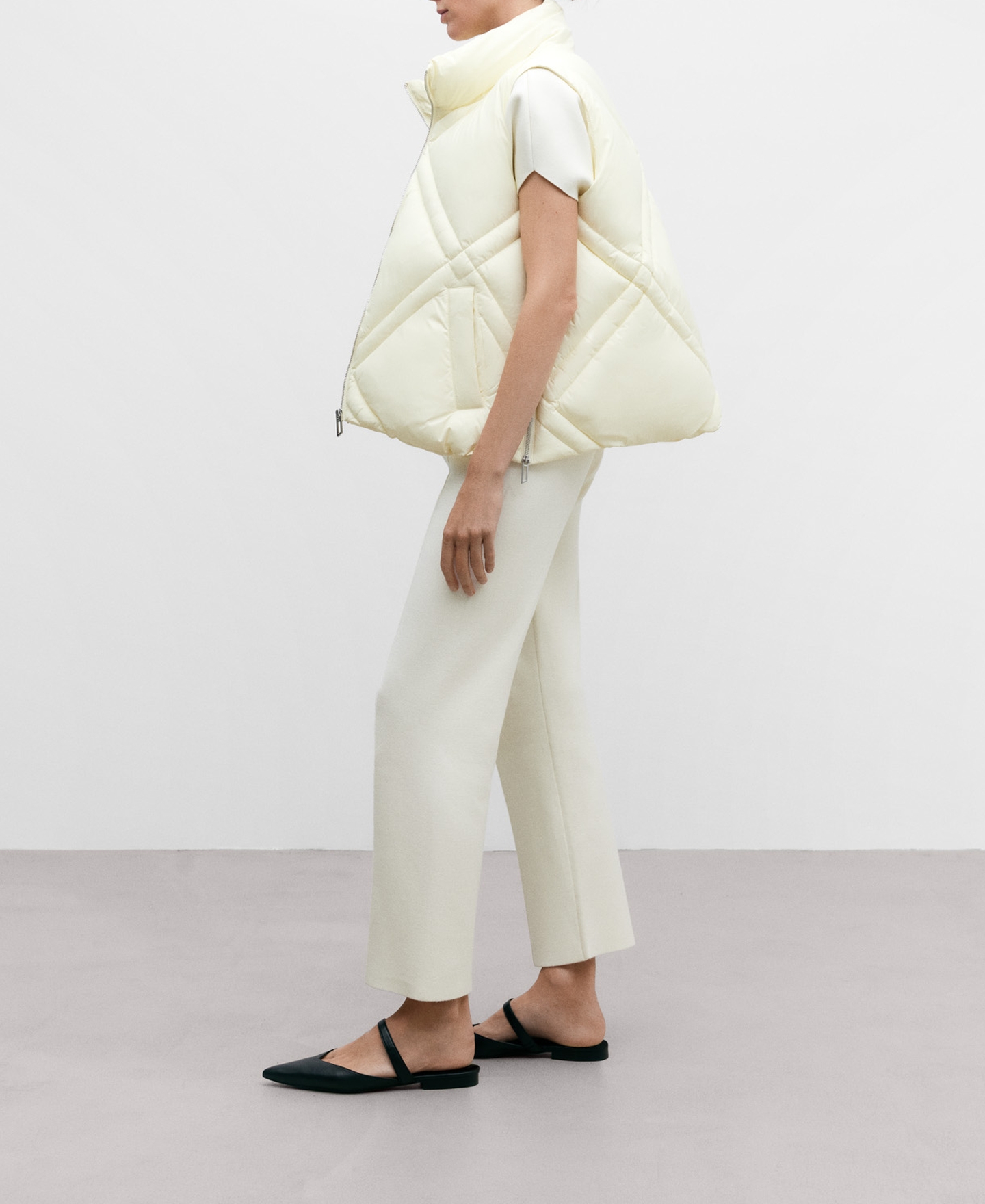 Chaleco acolchado oversize image number 1