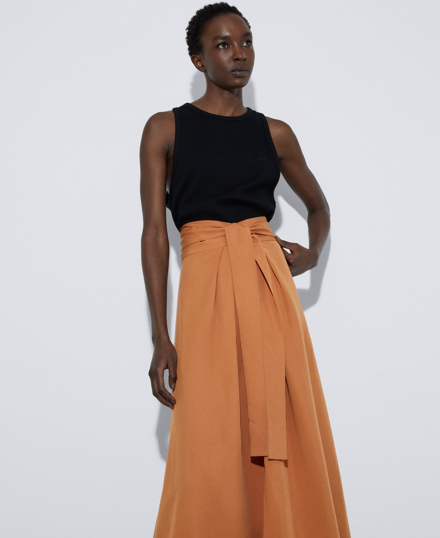 Falda larga en Tencel™ Lyocell image number 3