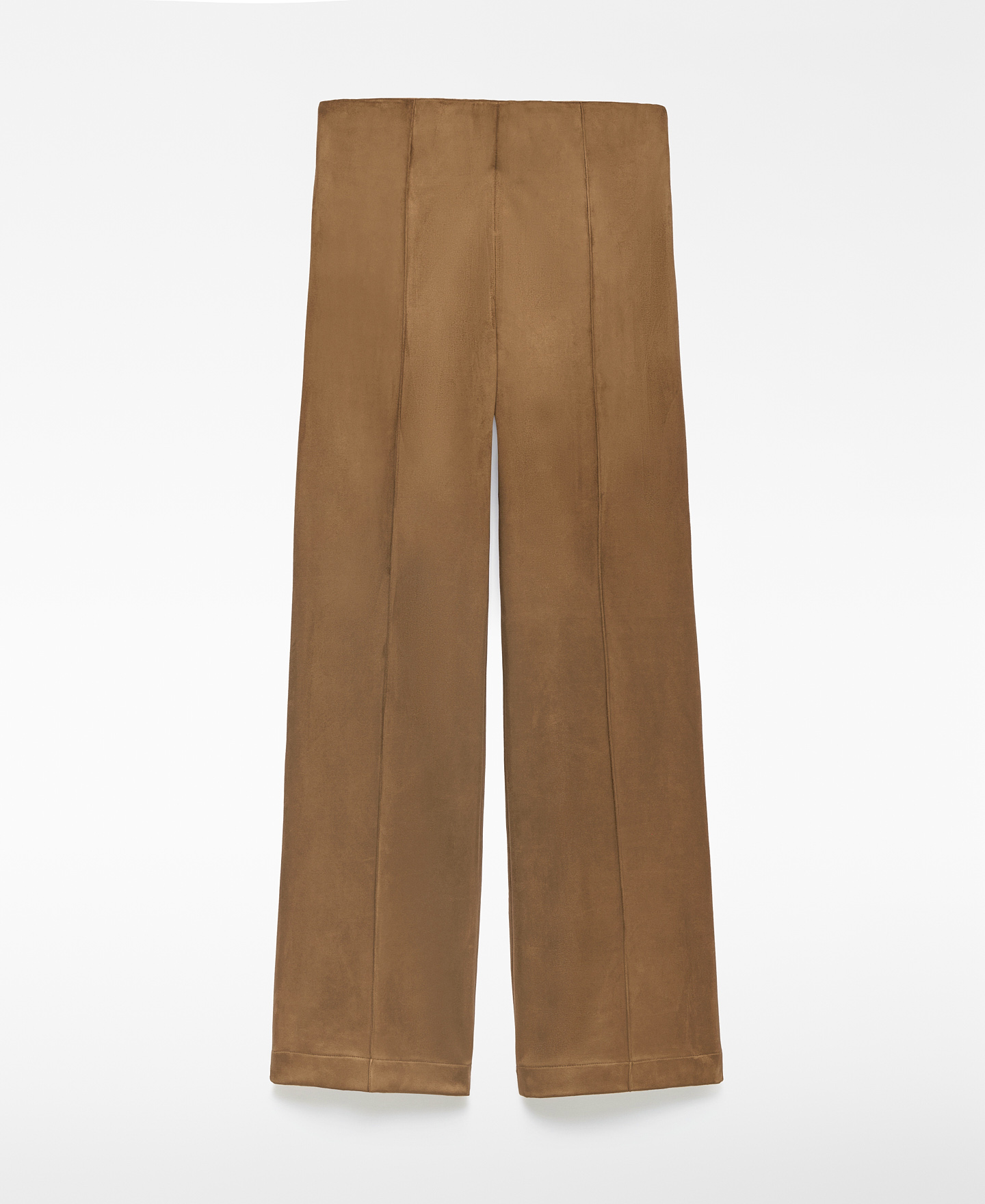 Pantalón flare antelina mujer image number 4