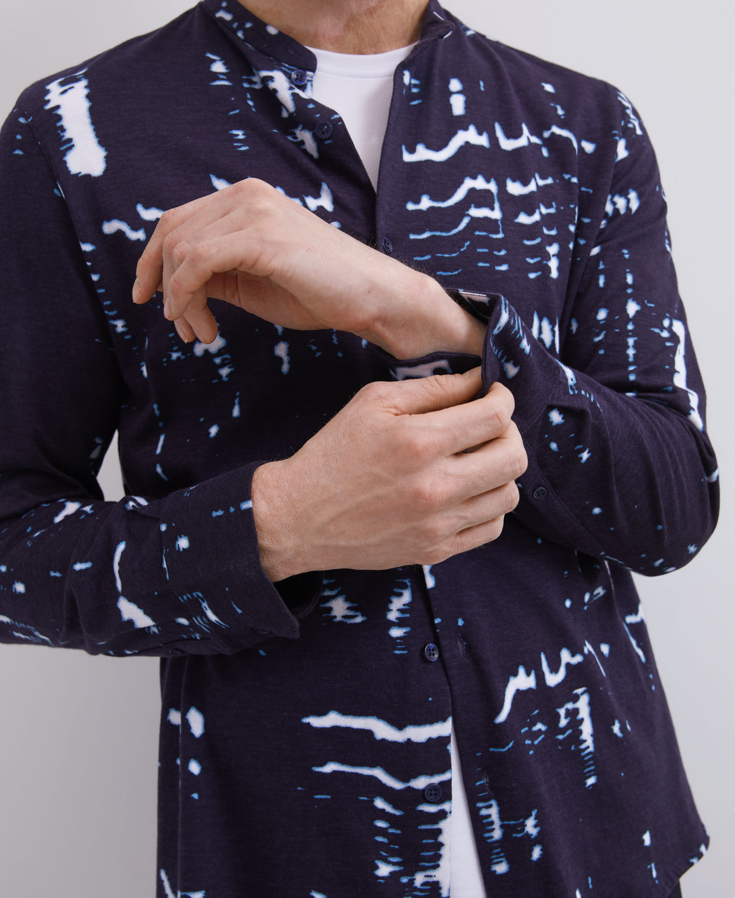 Cotton and lyocell printed t-shirt image number 2
