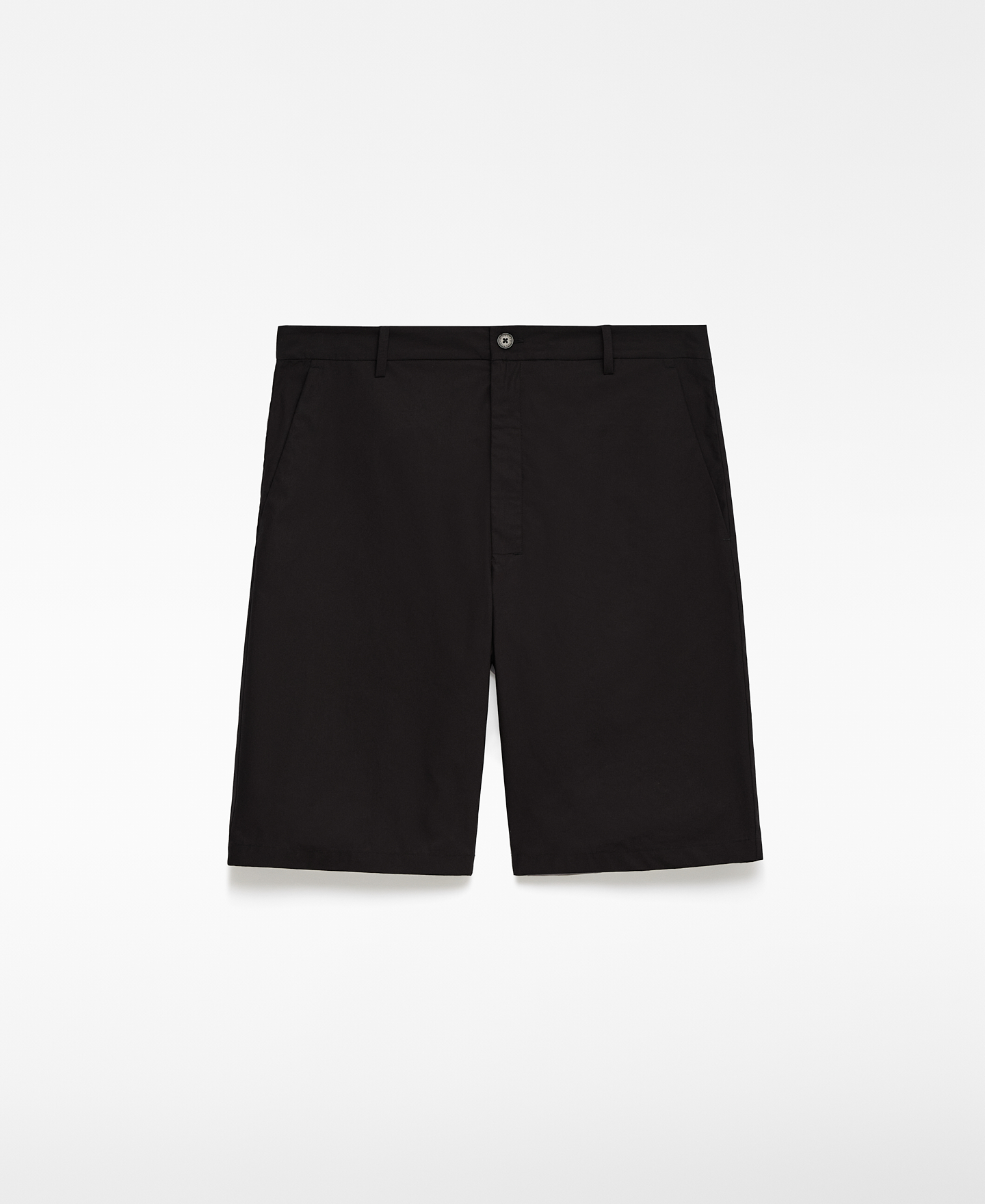 Bermudas em popeline de algodão para homem image number 0