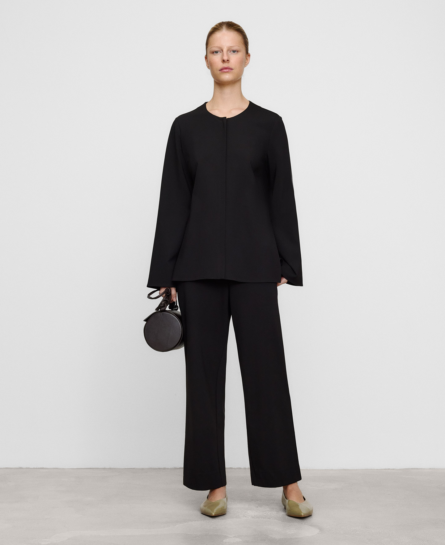 A-line top with concealed zipper closure image number 1