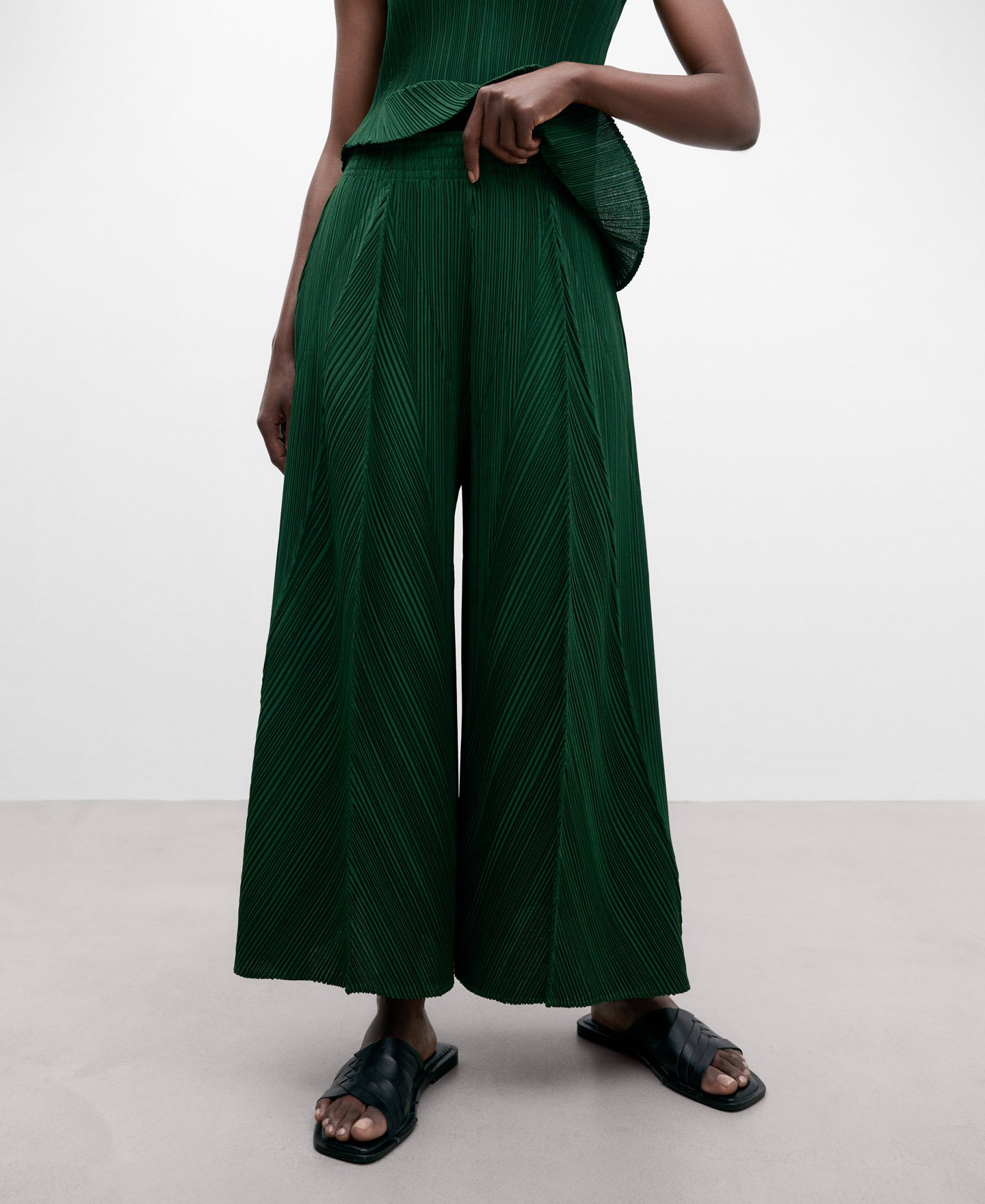 Front Pleat Culottes - ODENTON