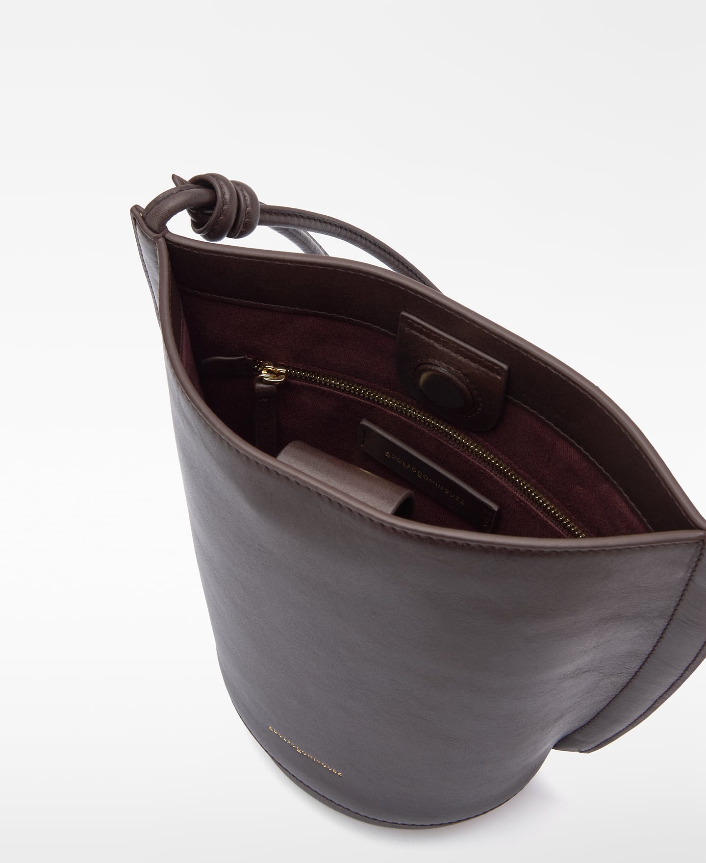 Leather bucket bag image number 3