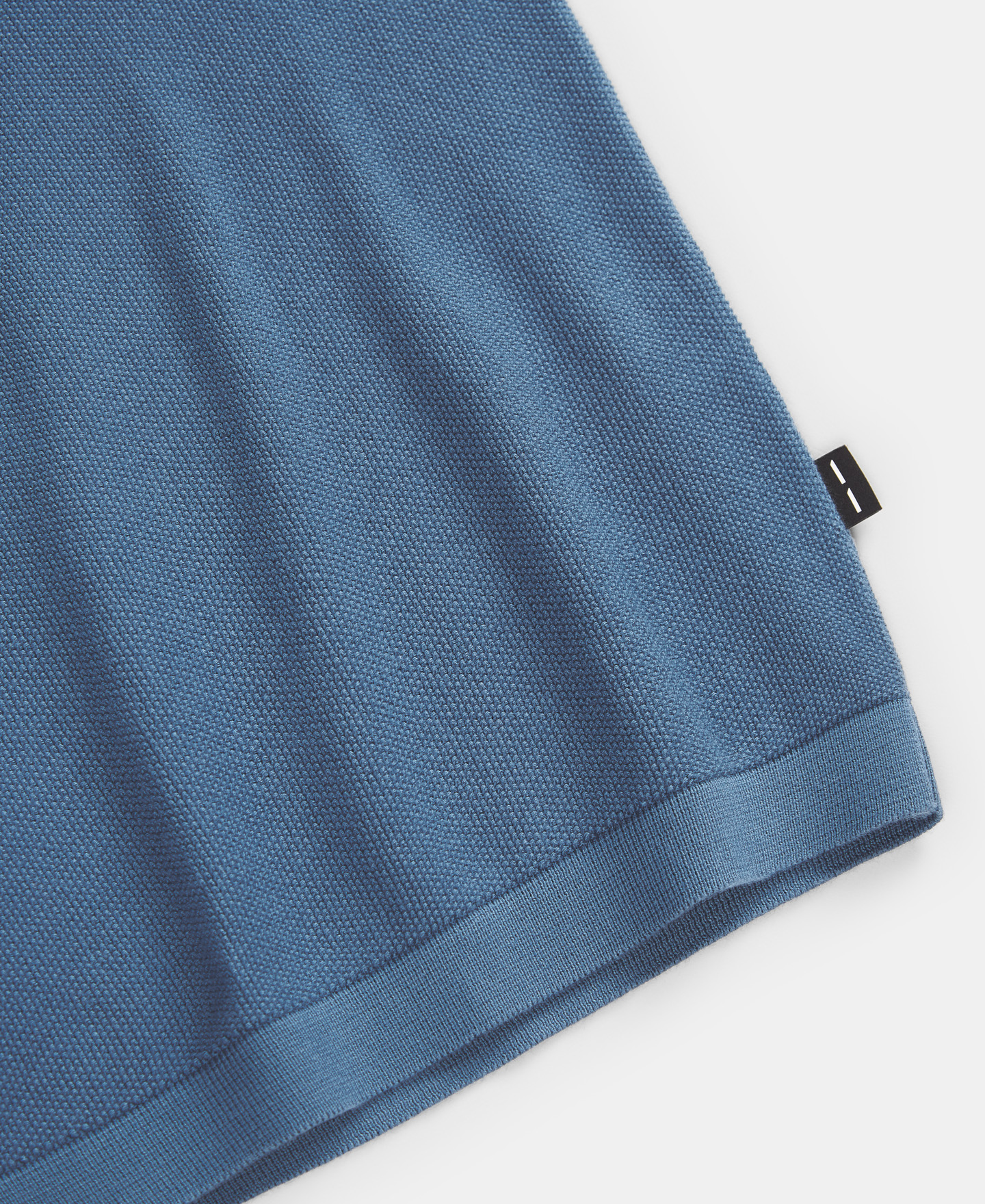 Green cotton polo shirt image number 5