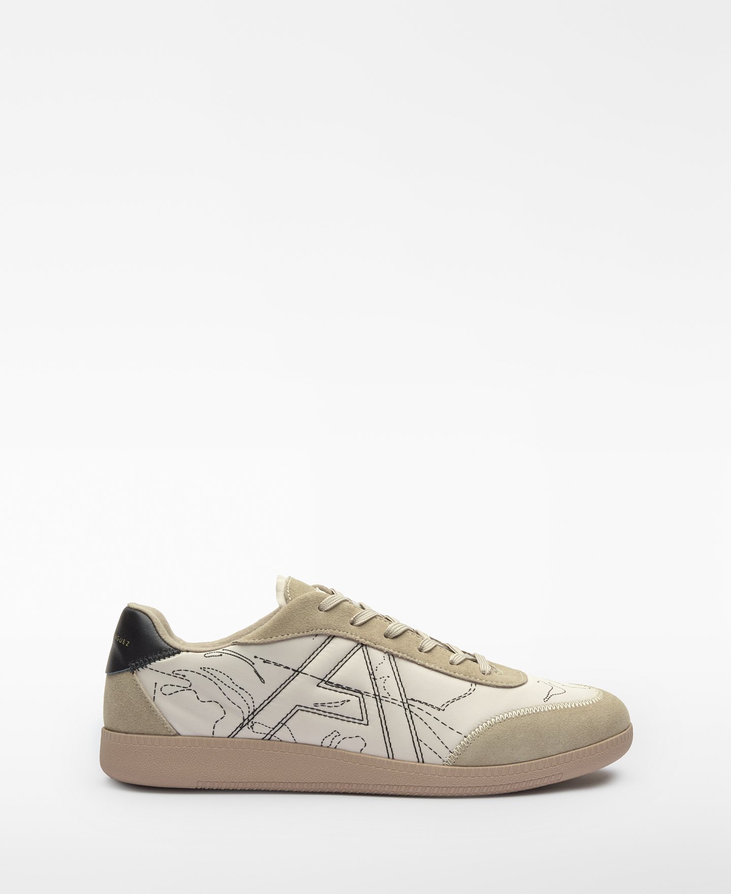 Topstitched maxi logo sneaker man image number 0