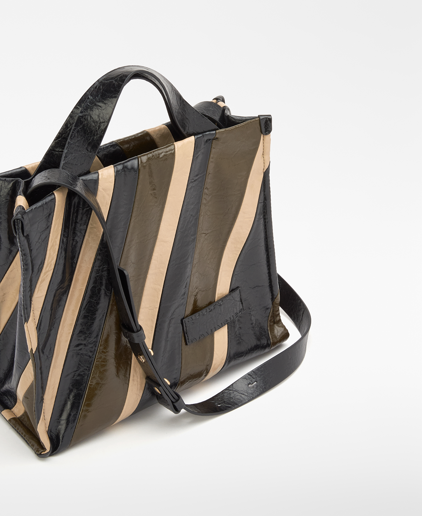 Patchwork medium shopper bag image number 2