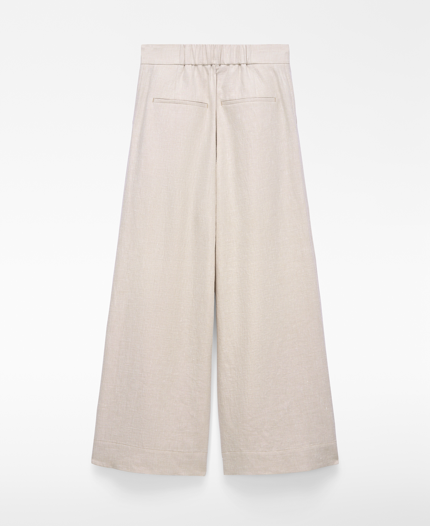 Double-pleated wide-leg trousers image number 5