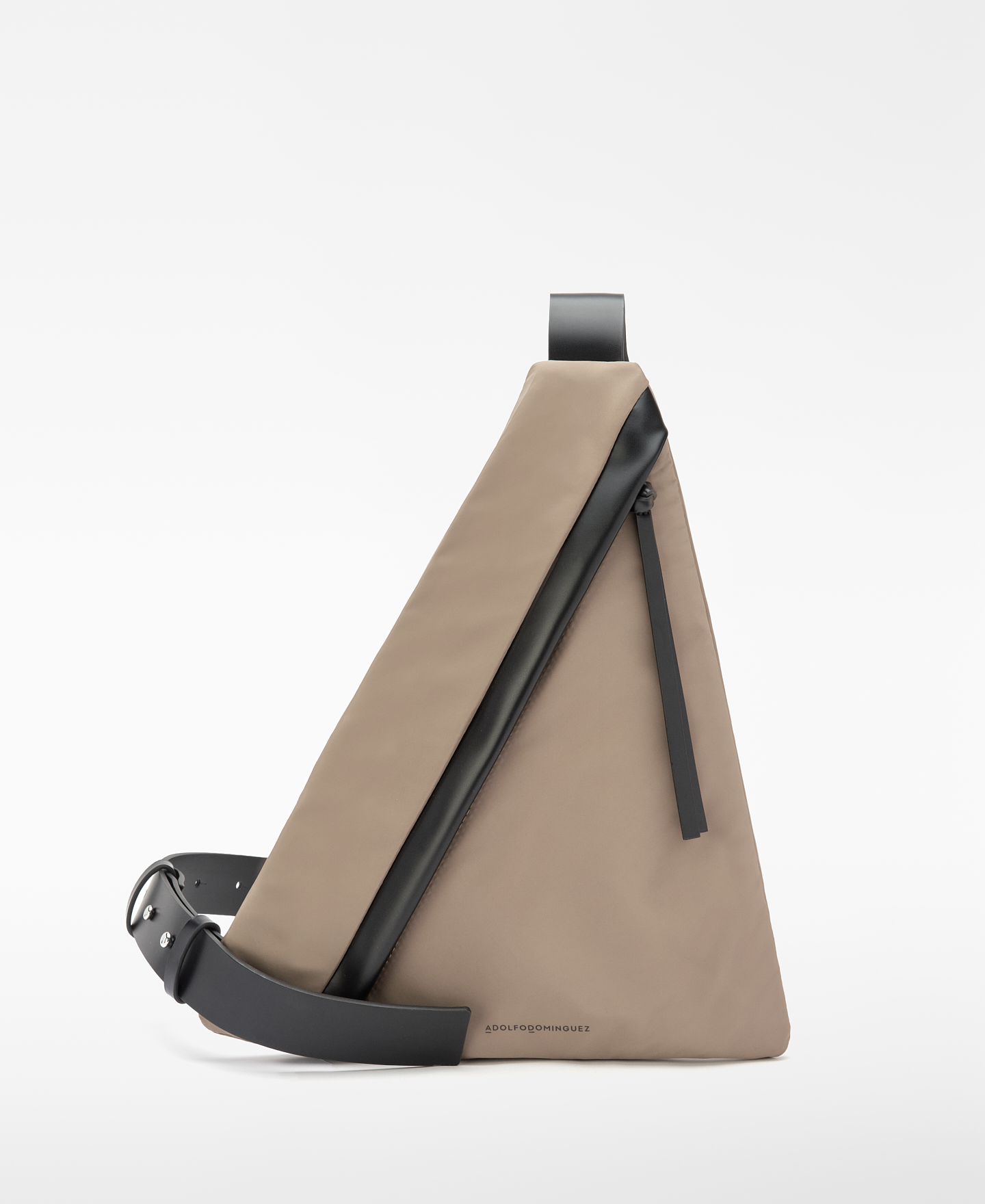 Nylon triangular crossbody image number 0