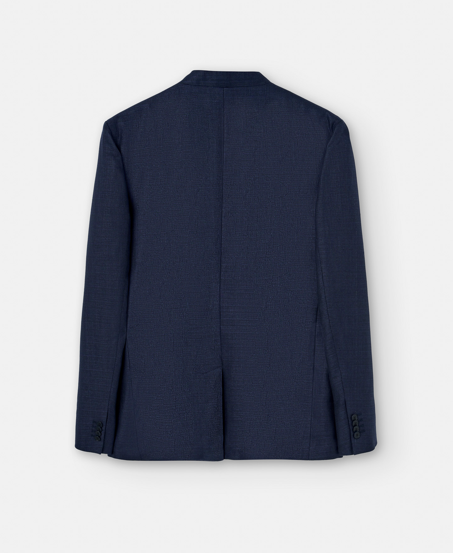 Cotton and linen Mao collar blazer image number 5