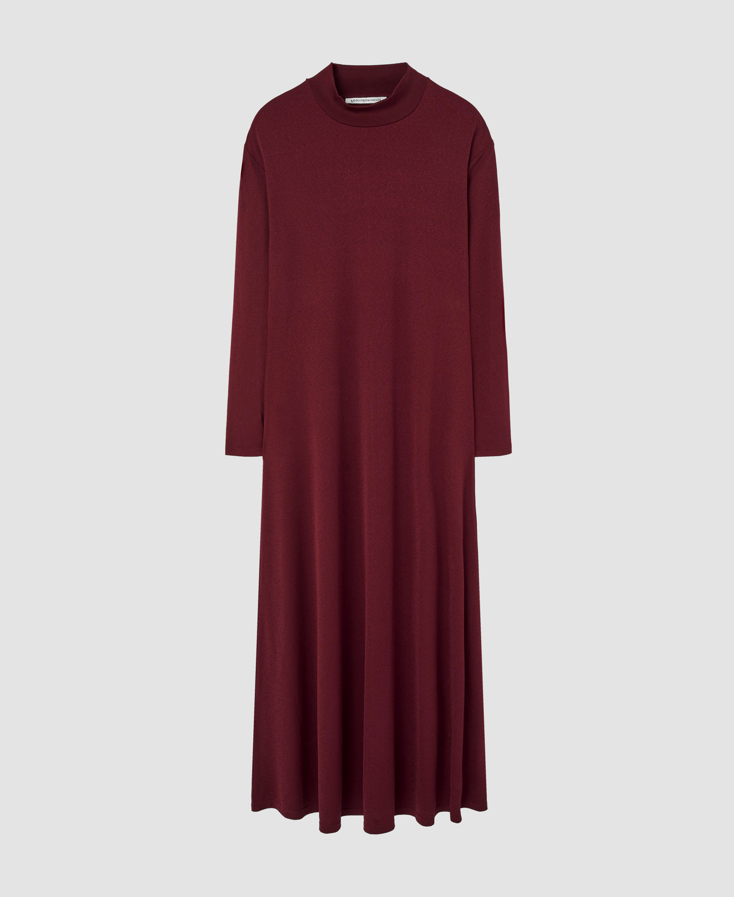Perkins ribbed collar midi dress image number 4