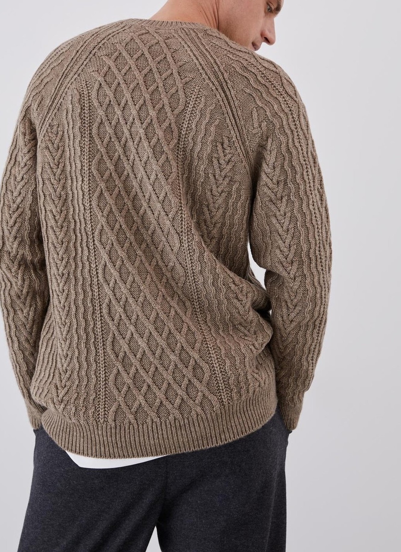 Cable-knit sweater image number 1