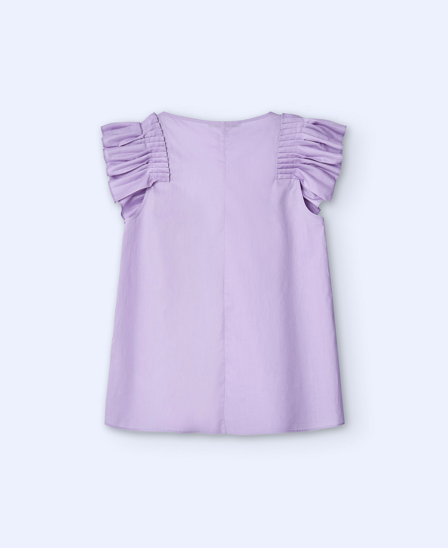 Ruffled square neckline top image number 5