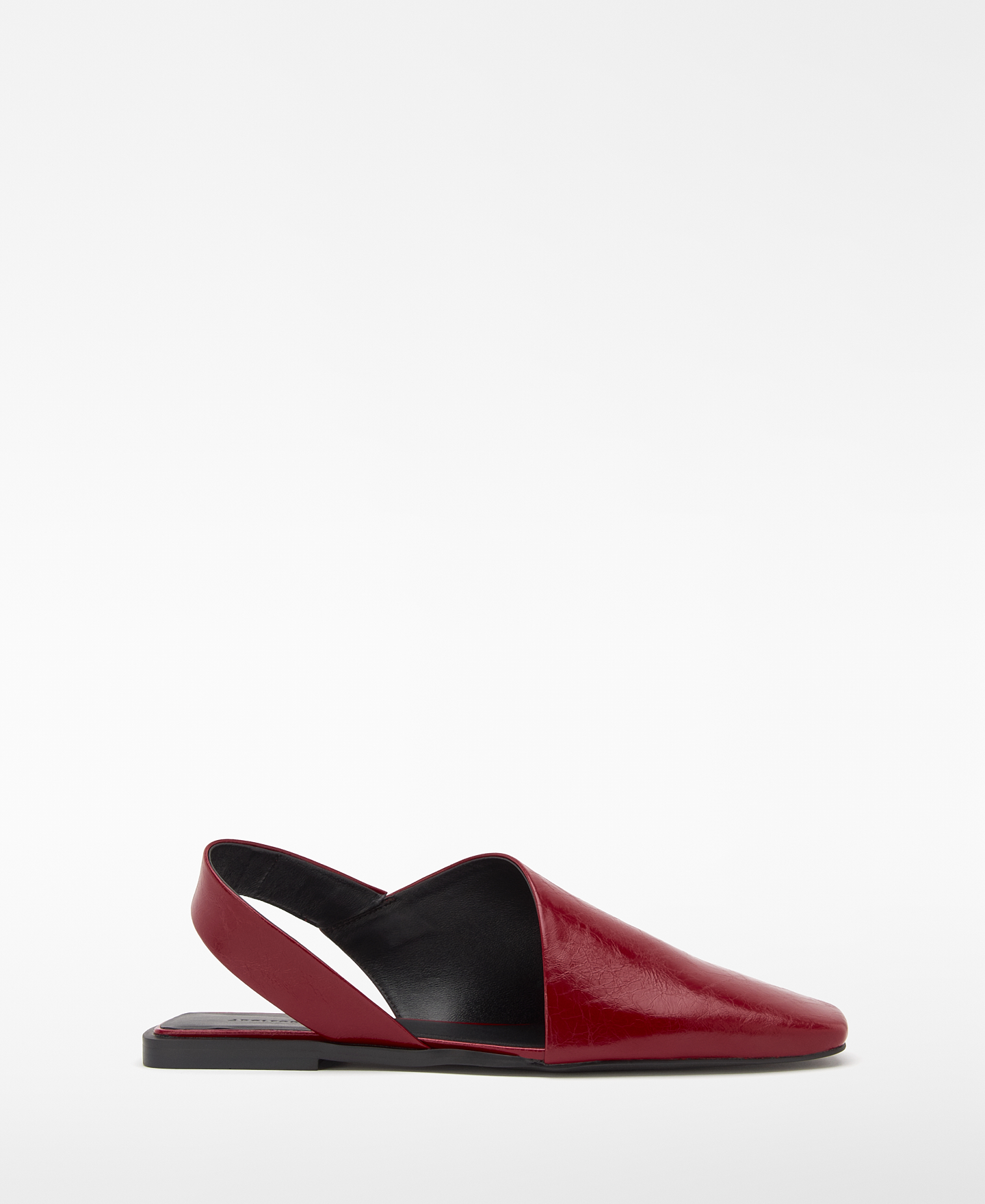 Asymmetric leather mules image number 0