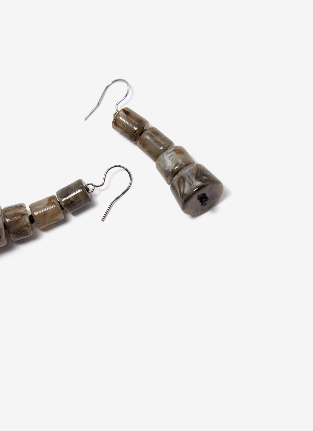 Resin tower earrings image number 2