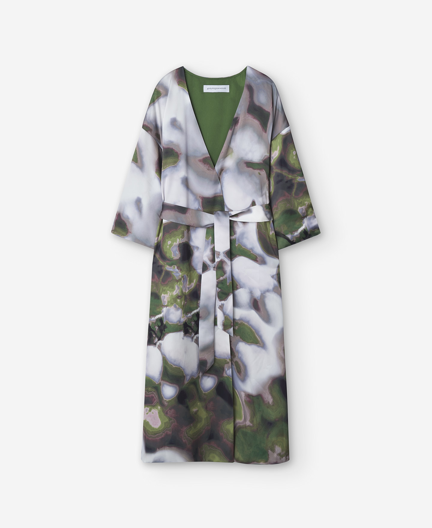 Printed long kaftan image number 4