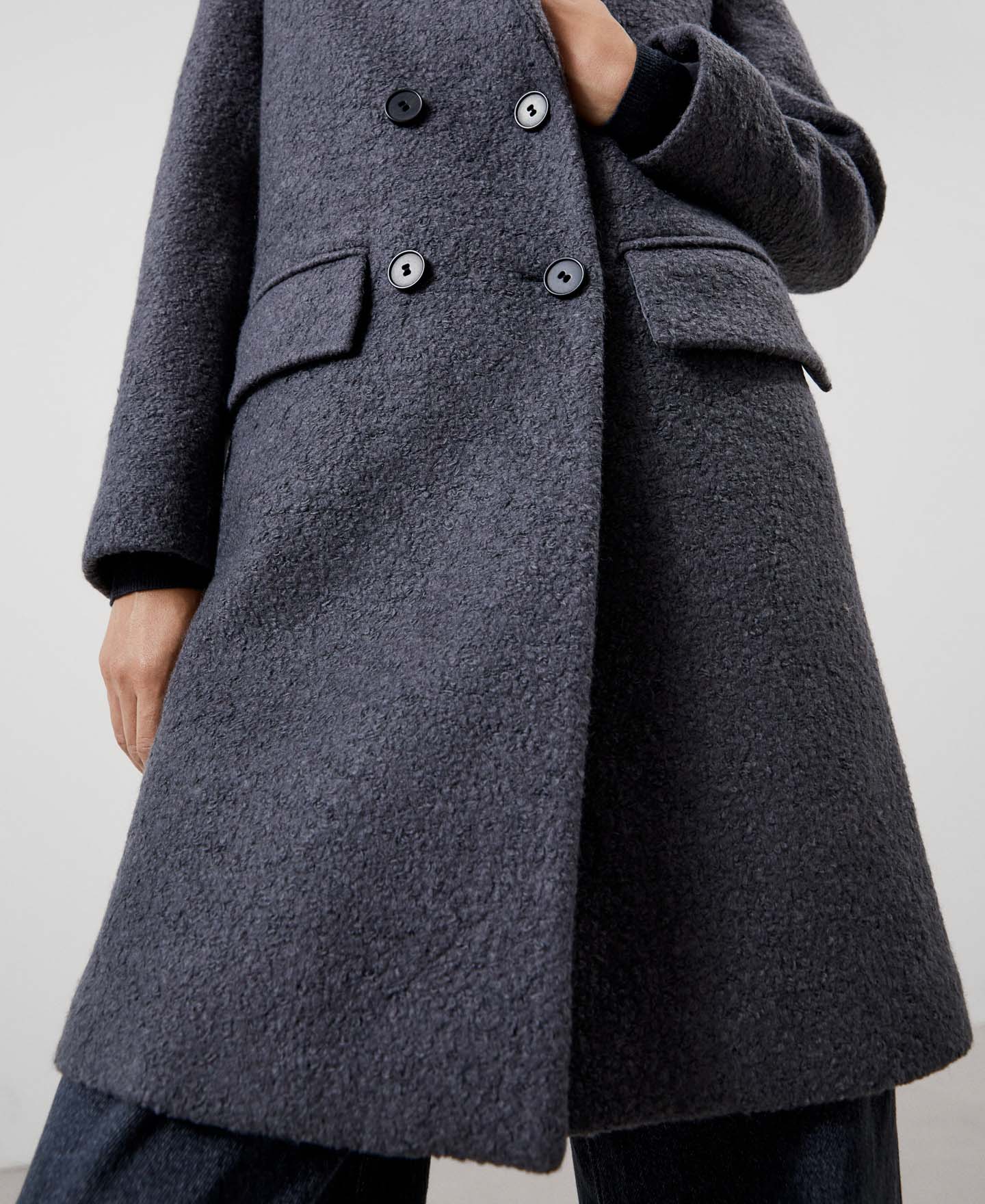 Lapel taylor coat image number 3