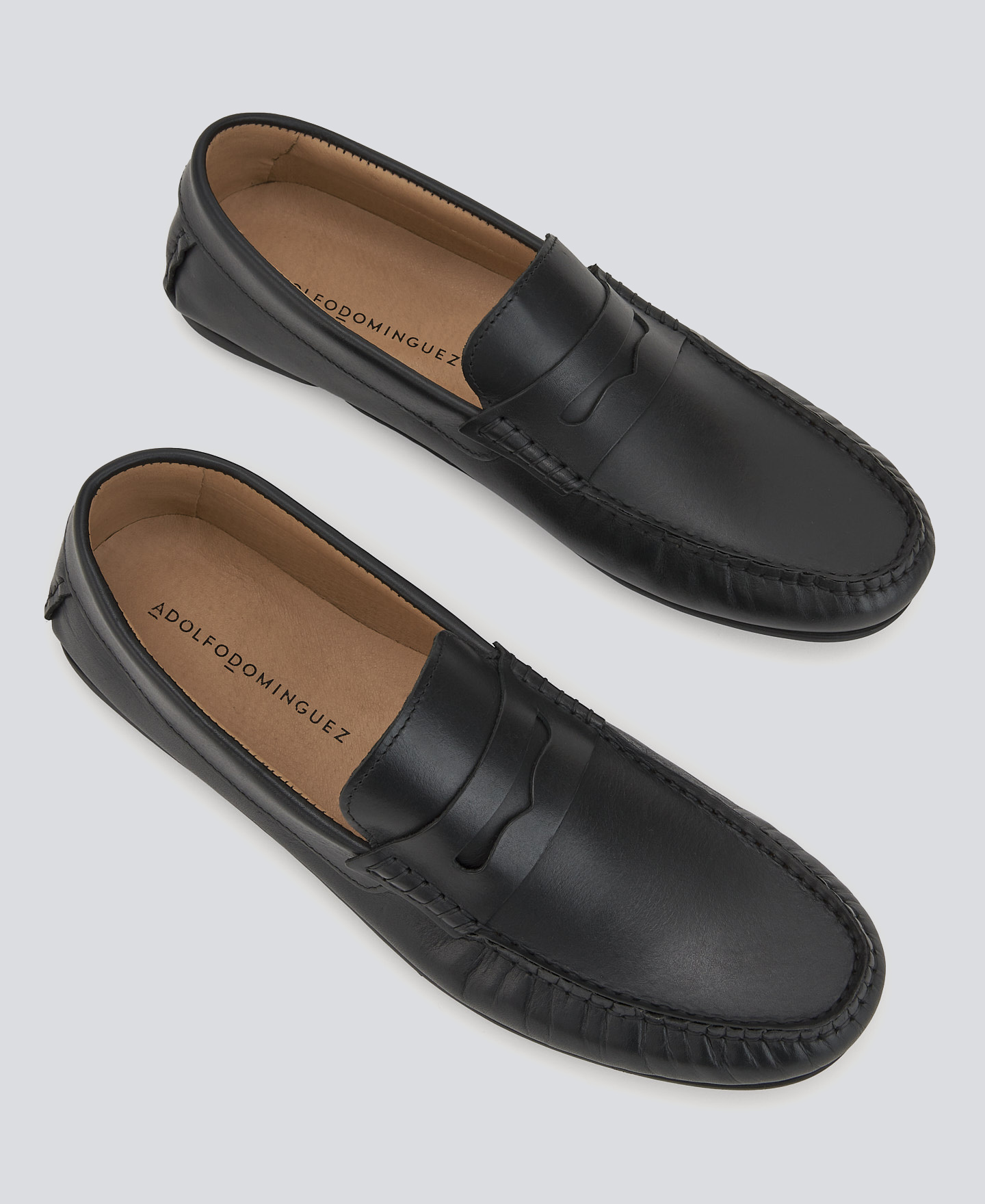 Responsible leather moccasin for men image number 1