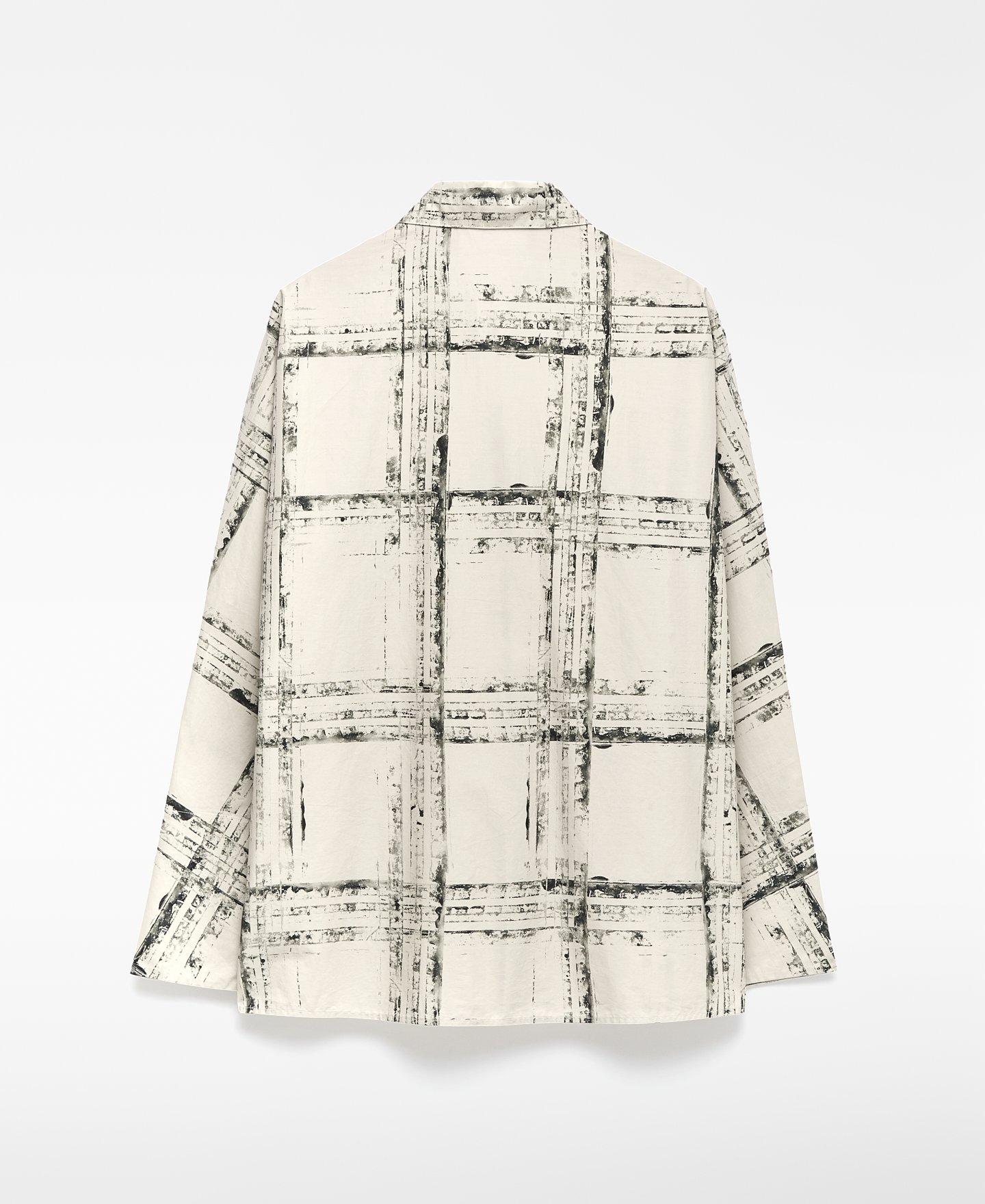 Oversize printed shirt woman image number 5