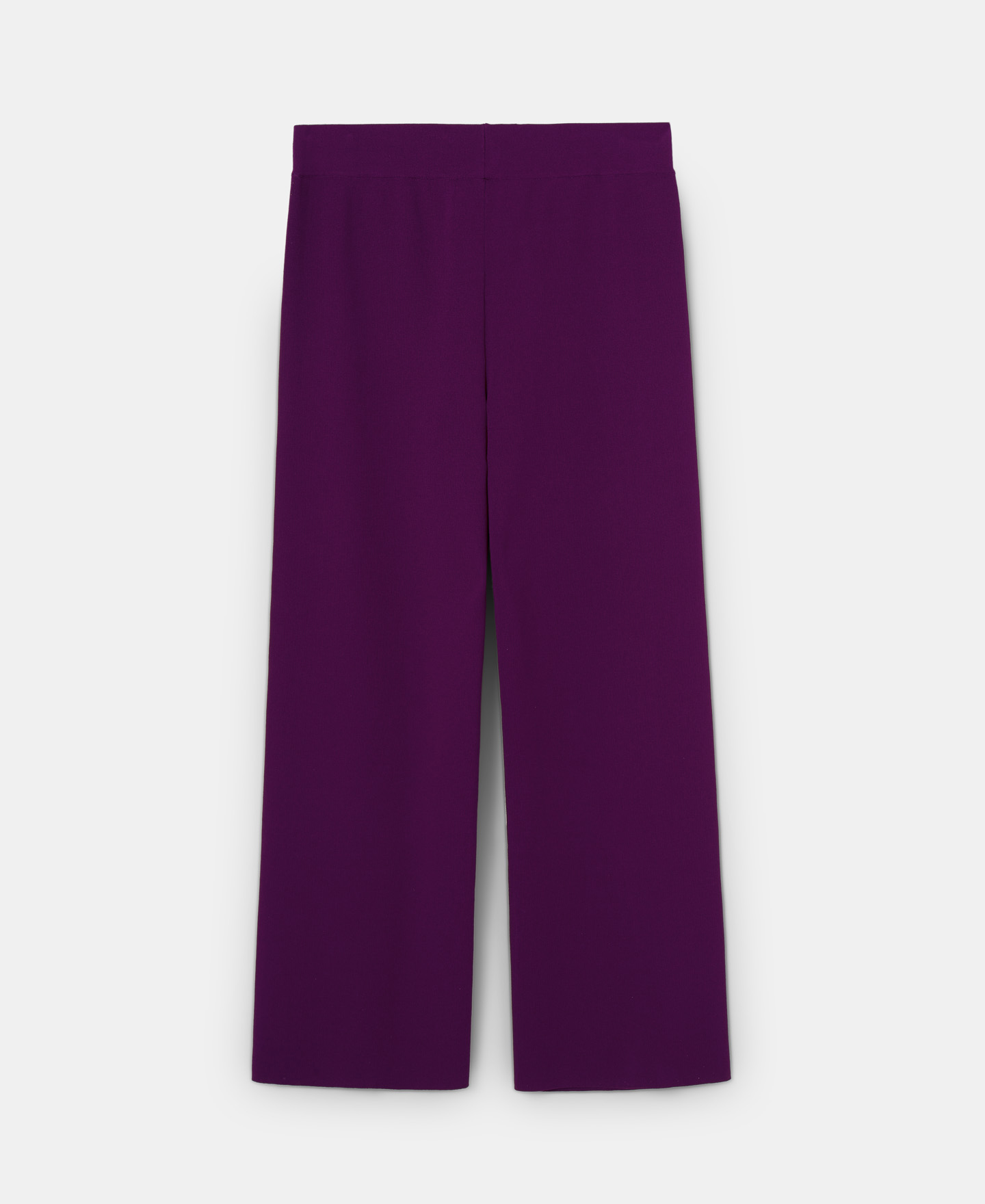 Viscose ribbed knit pants image number 5