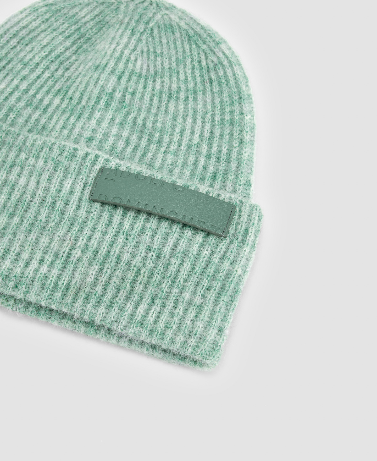 Wool and alpaca knitted beanie cap image number 1