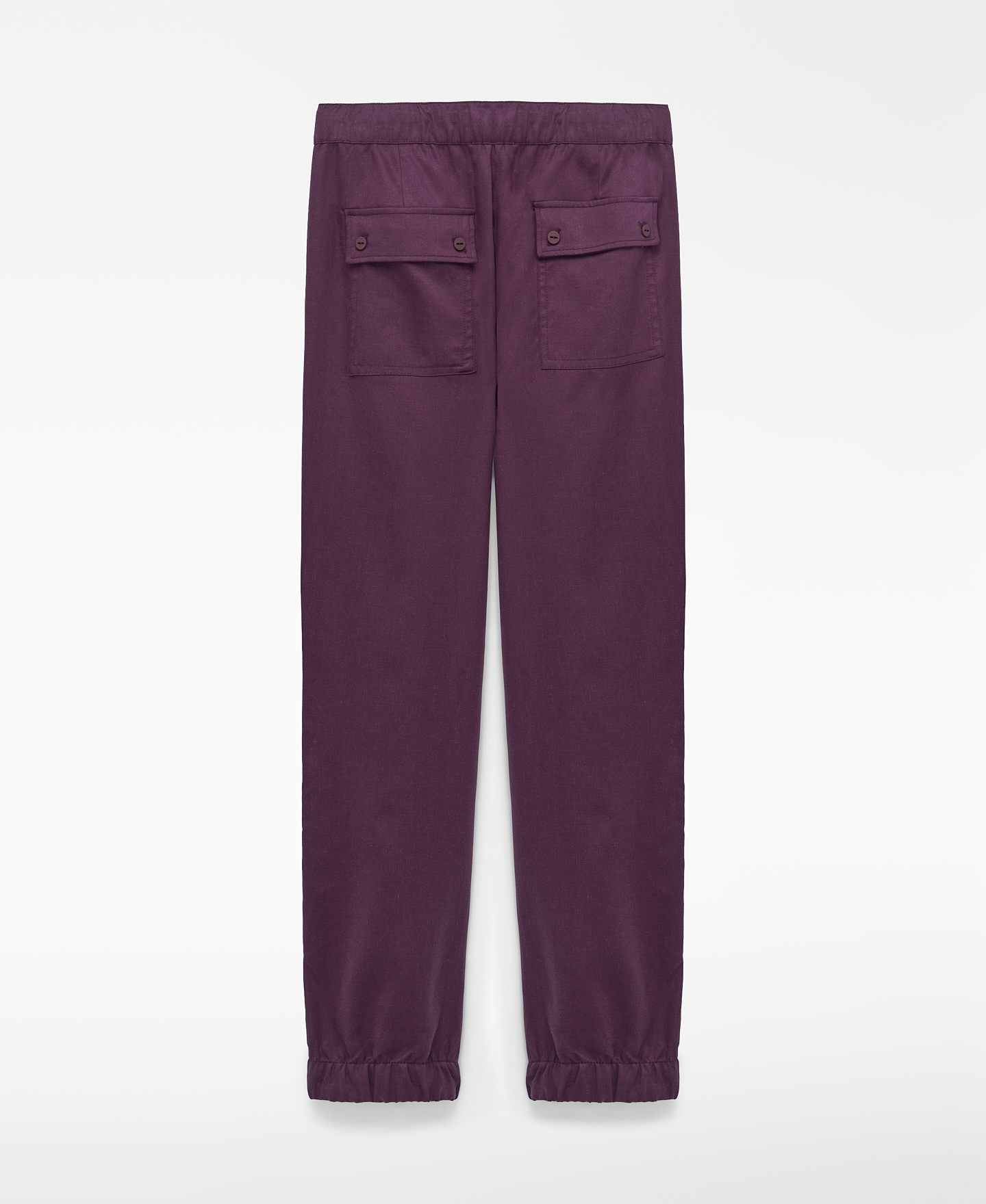 Lyocell and linen jogger trousers image number 1