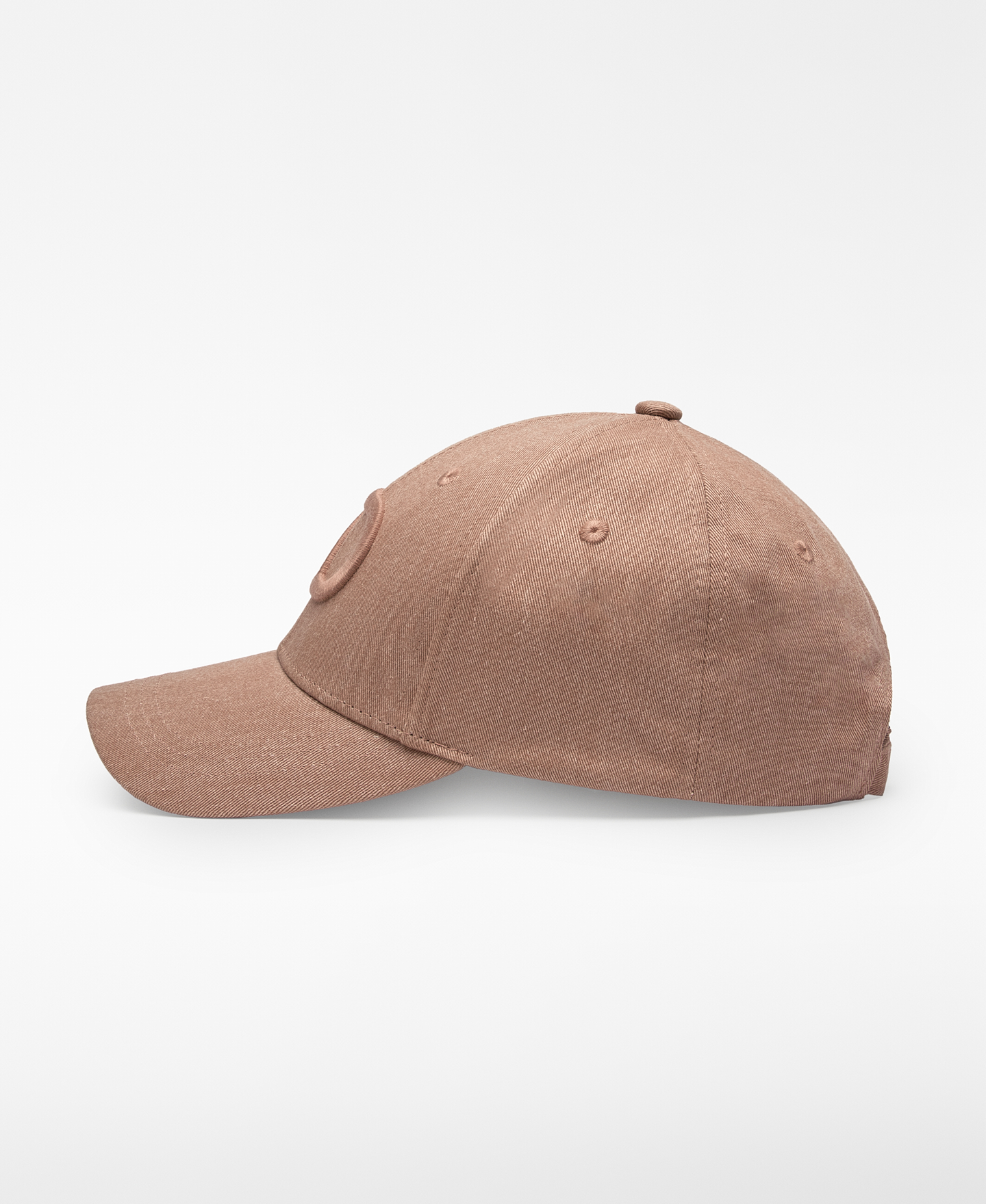 Gorra logo bordado algodón mujer image number 1