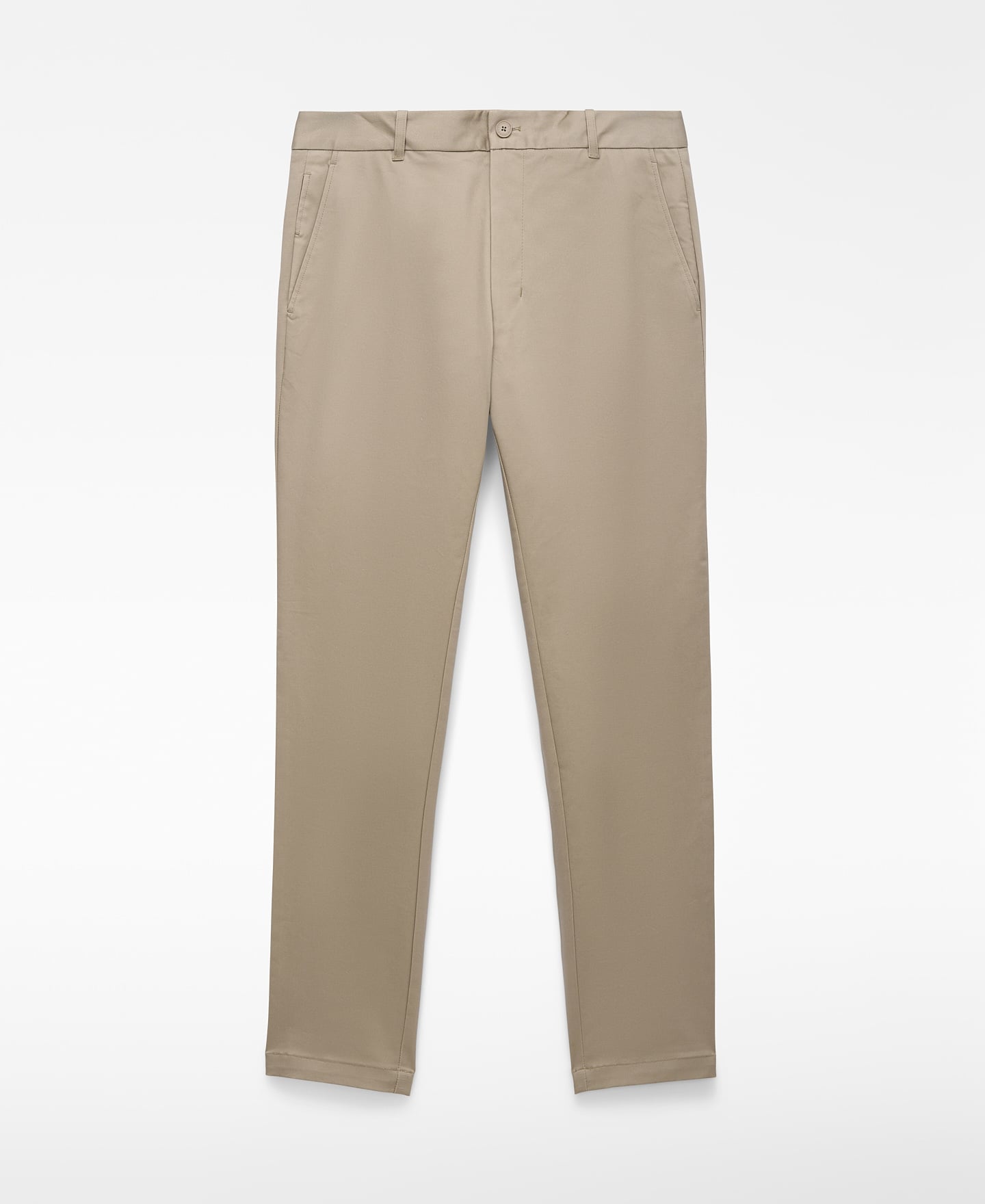Cotton slim fit chino trousers image number 4