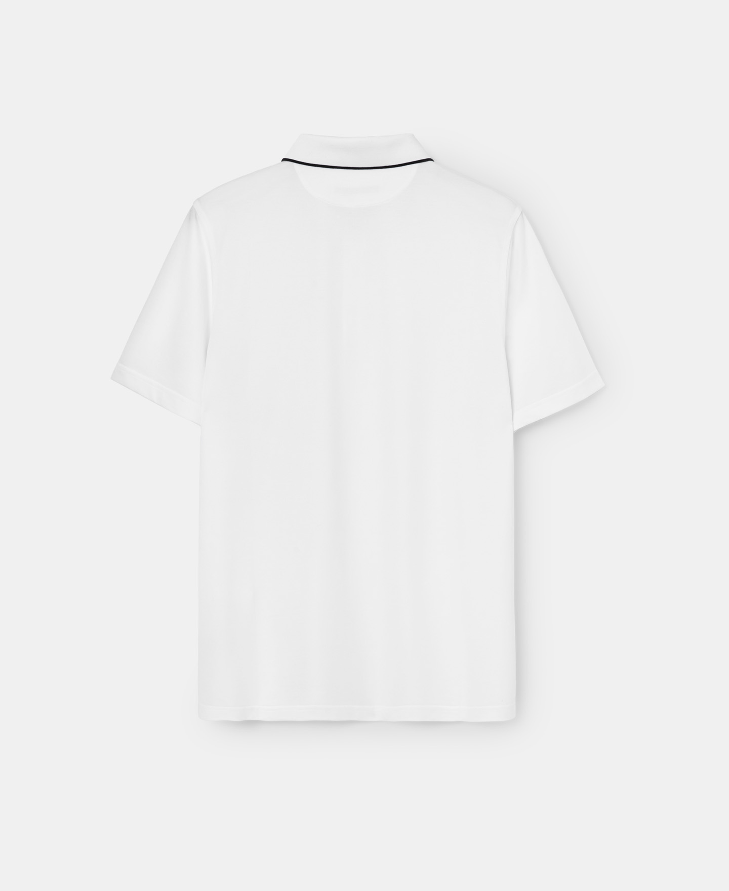 Polo cuello camisero blanco image number 5