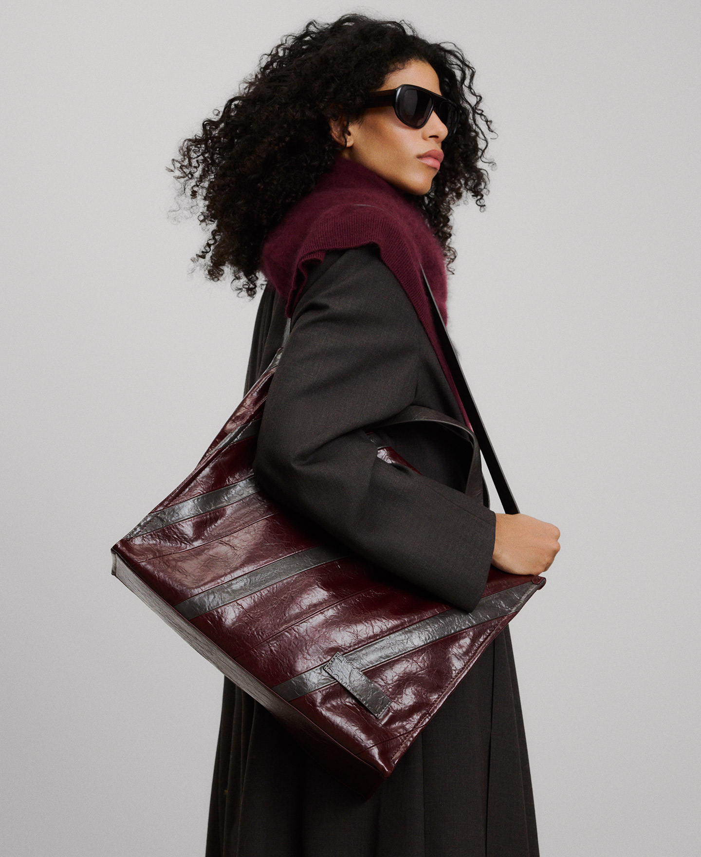 Patchwork maxi shopper bag image number 6