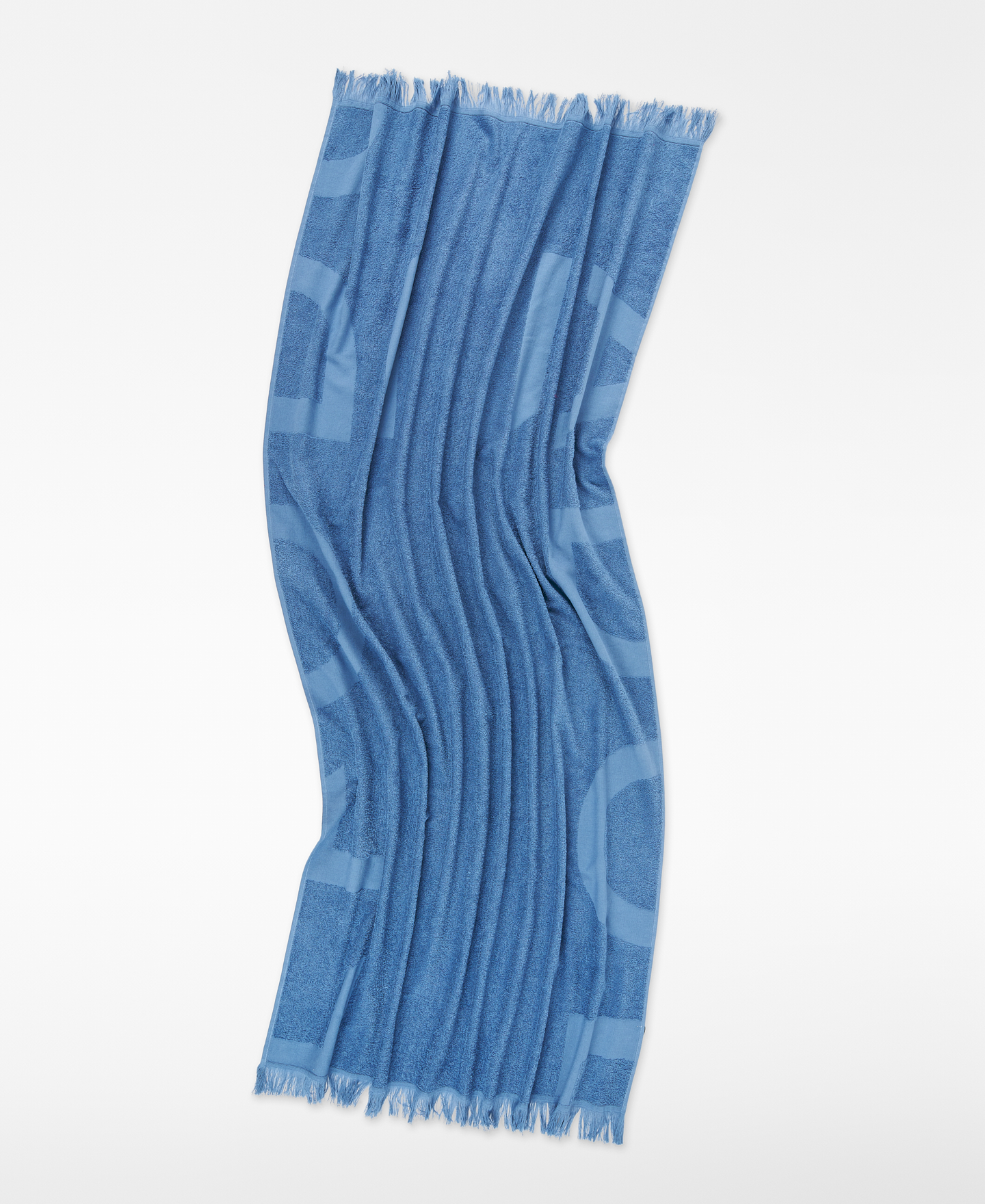 Jacquard maxi logo beach towel image number 1