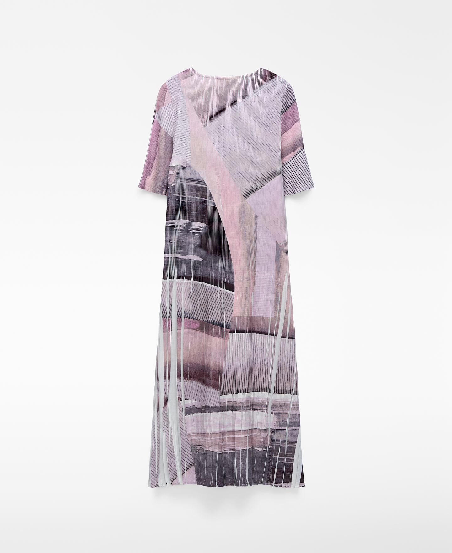 Vestido crinkle estampado image number 5