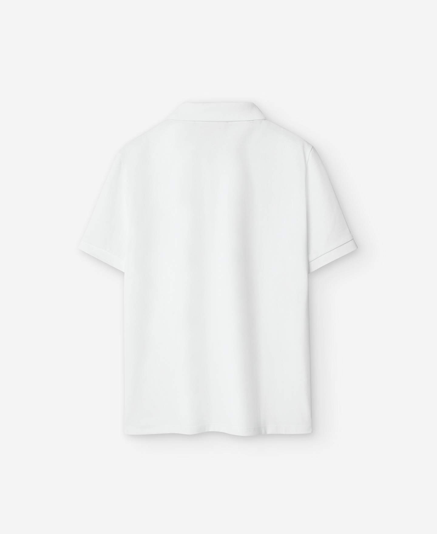 Mercerised cotton polo shirt for men image number 5