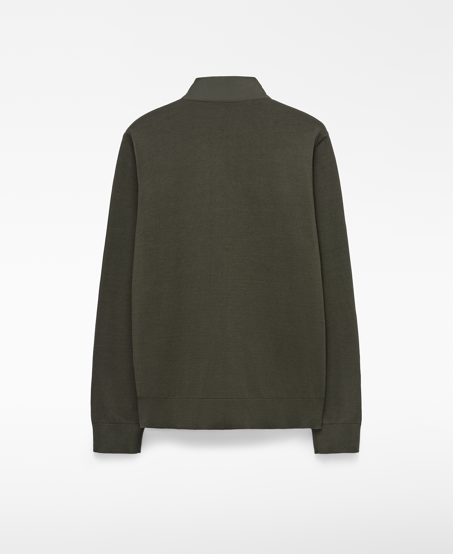 Nylon and knit padded jacket image number 1