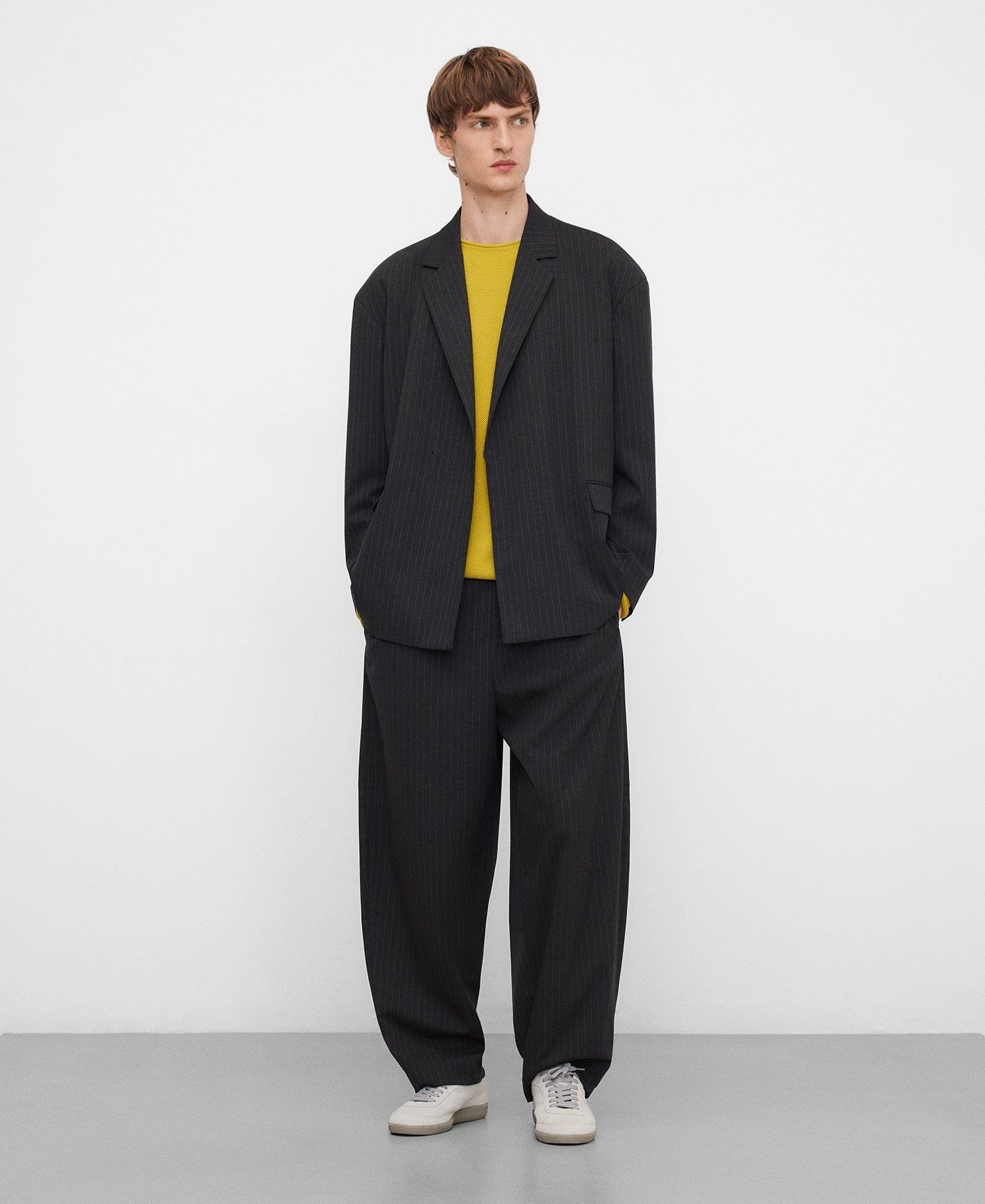 Camiseta cuello rulo punto estructura image number 1