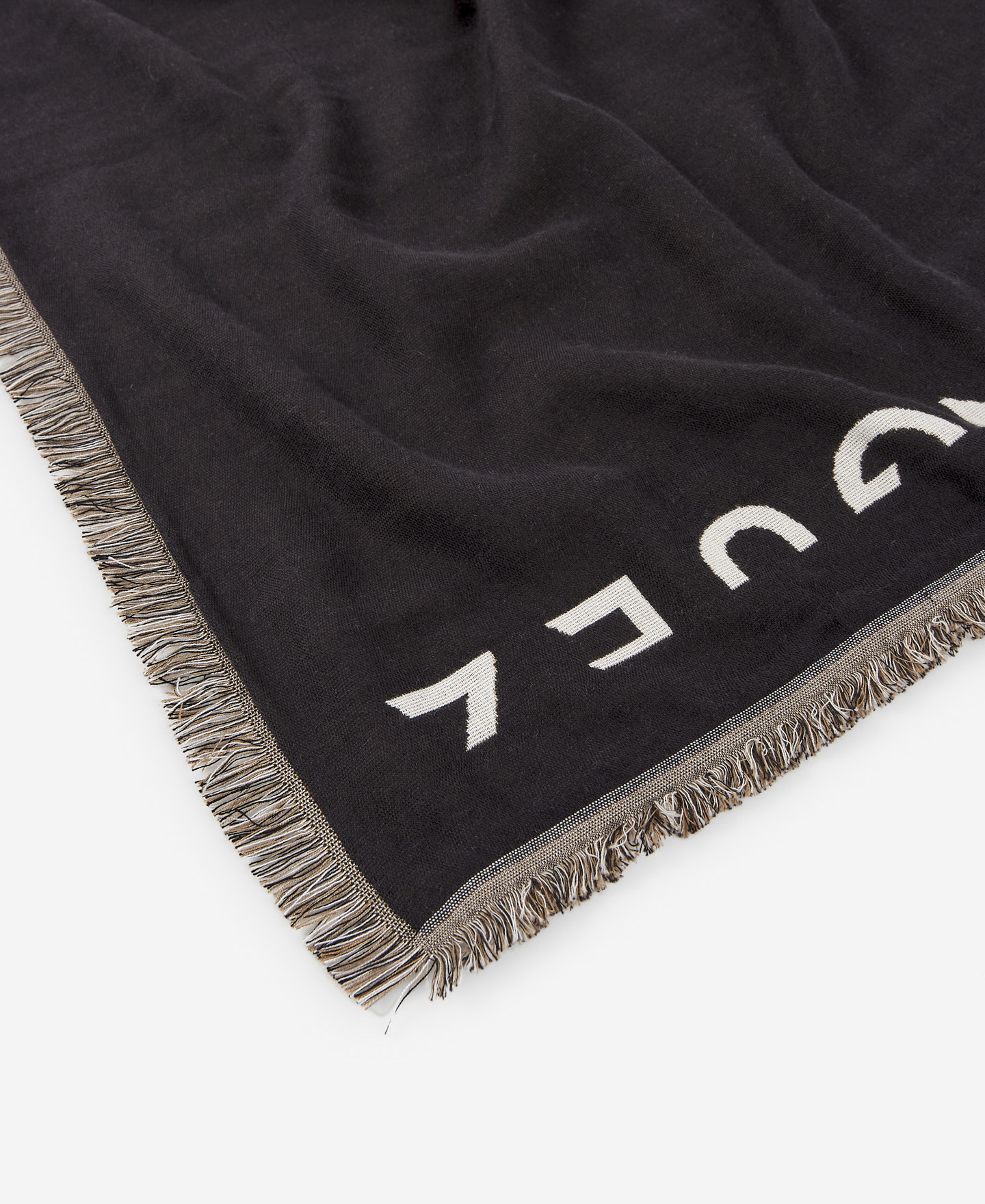 Tricolour double jacquard shawl image number 2