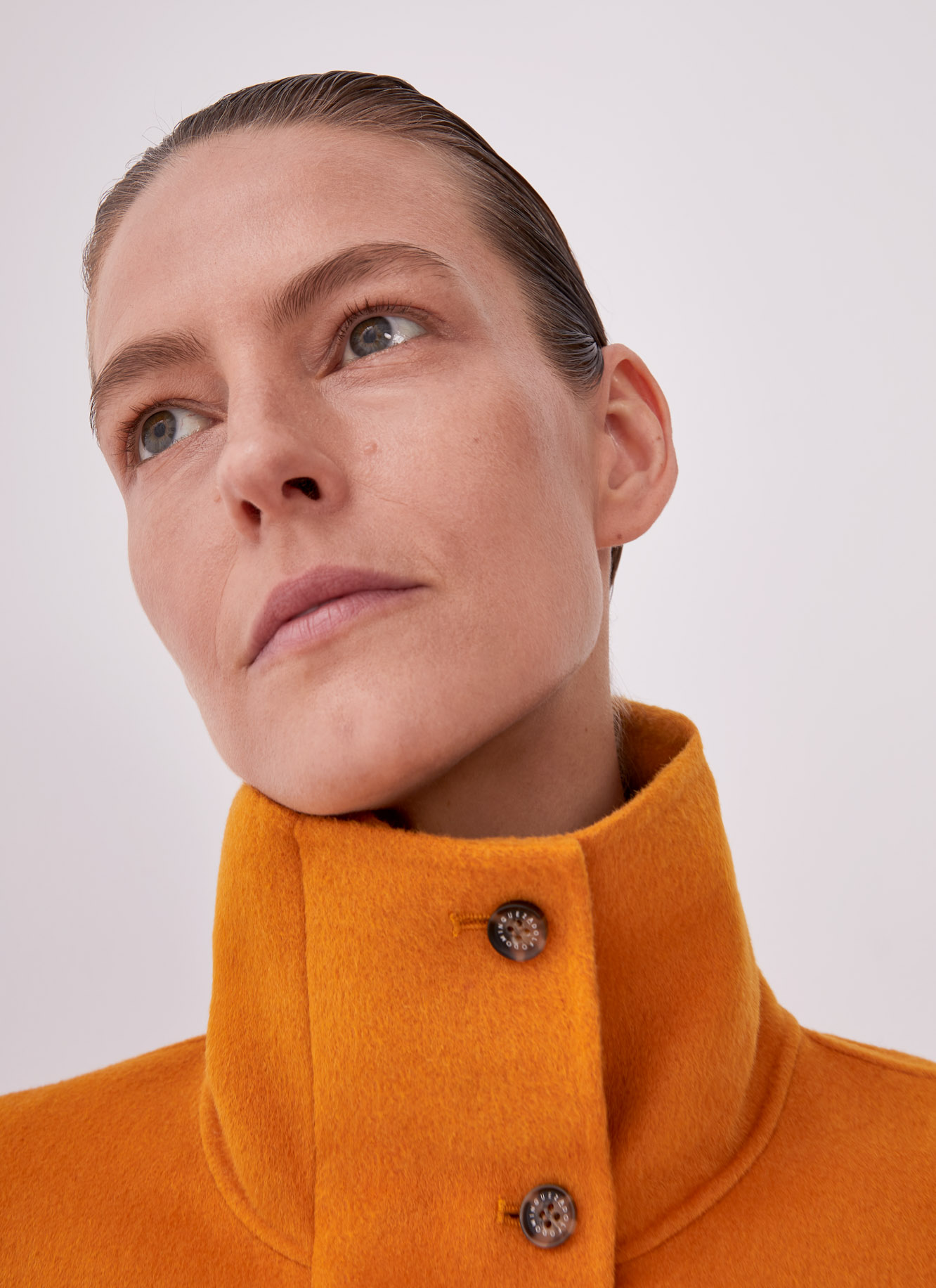 Short coat with chimney collar image number 1