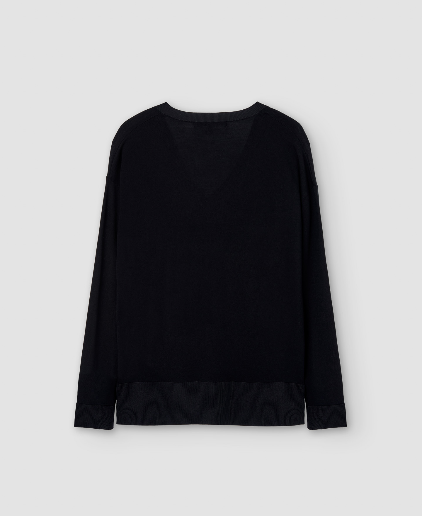 Merino wool V-neck sweater image number 5