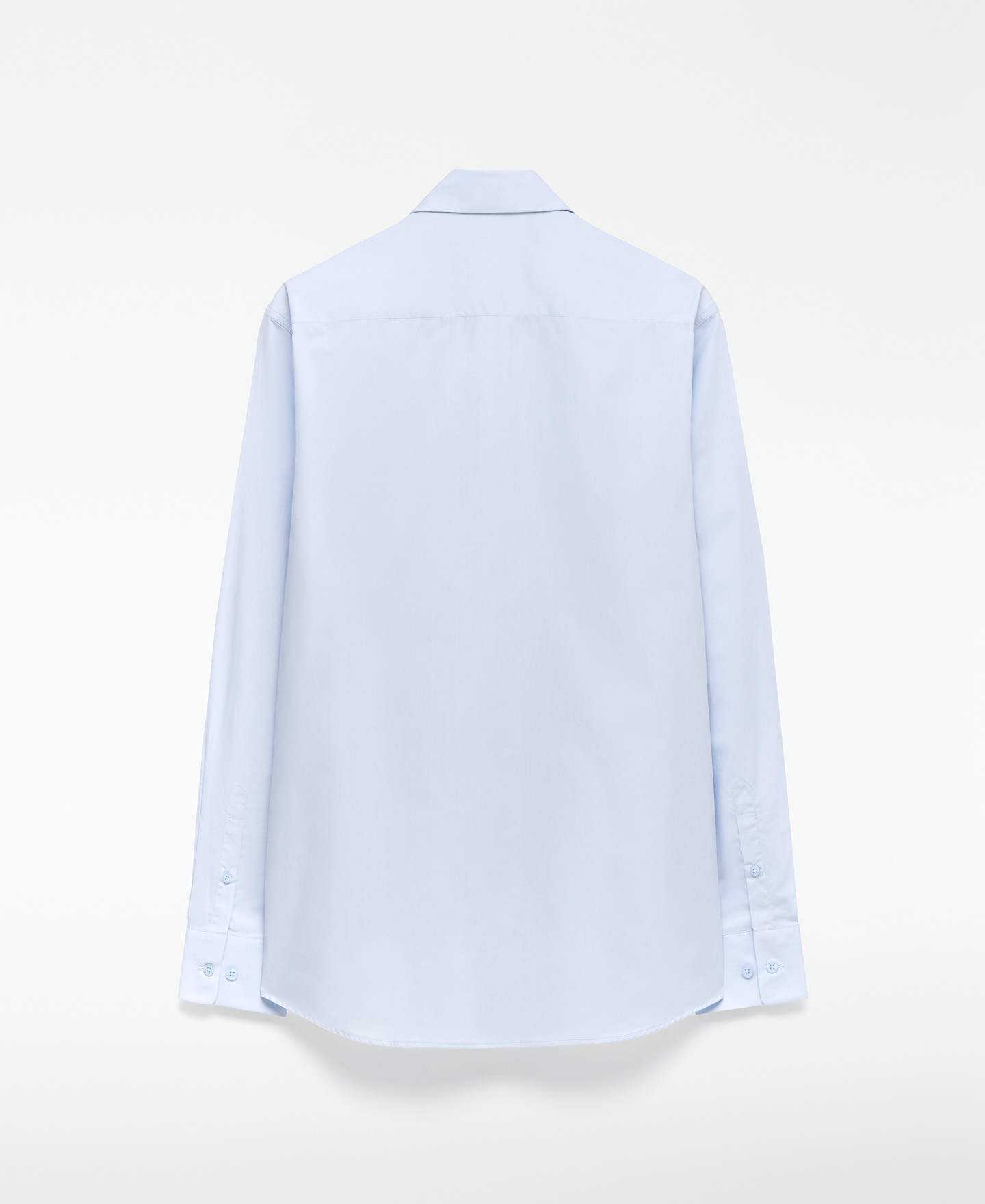 Regular fit spread collar shirt man image number 5